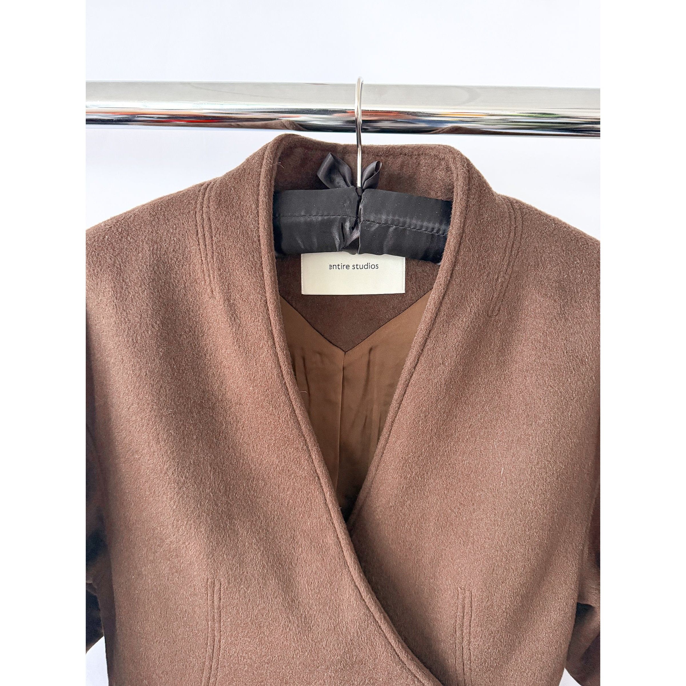 Entire Studios Entire Studios Rondo Coat Dark Brown Size L / US 10 / IT 46 - 5 Thumbnail