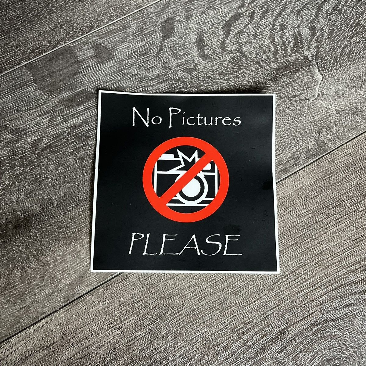 Drain Gang × Sad Boys Joeyy Shed Theory No Pictures Please Small Sticker 5” x 5” Size ONE SIZE - 1 Thumbnail