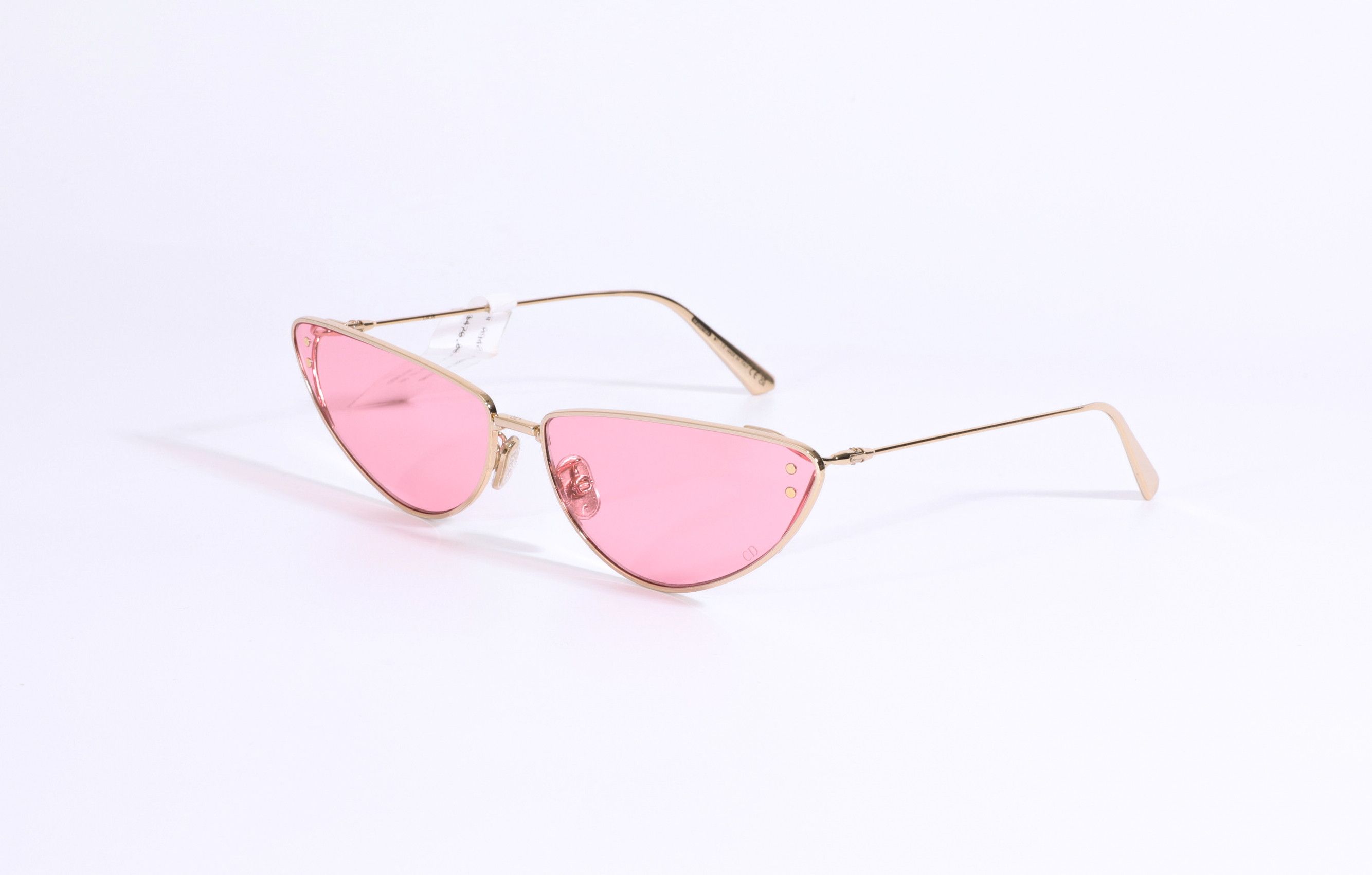 Dior NEW $490 DIOR MissDior CatEye Gold Sunglasses Pink B1U B0N0 Size ONE SIZE - 2 Thumbnail