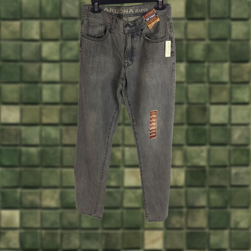 Vintage Arizona jeans Men Slim Straight Size 30x32 Light Gray New with tags Regular 5-Pocket Denim Cotton Vintage: No Mens Size US 30 / EU 46 - 1 Thumbnail