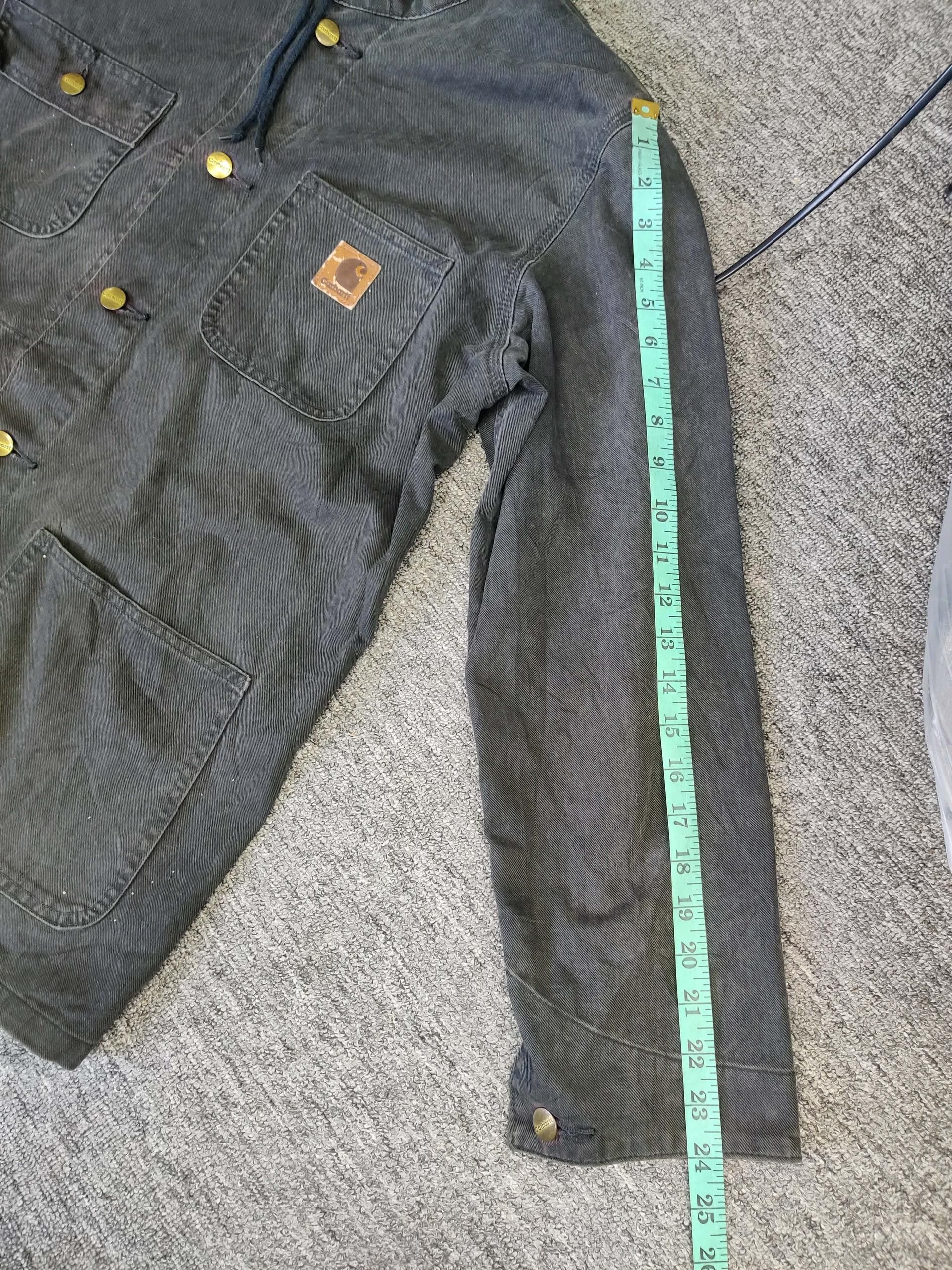 Carhartt Vintage Carhartt Chore Hooded Jacket Size US L / EU 52-54 / 3 - 14 Thumbnail