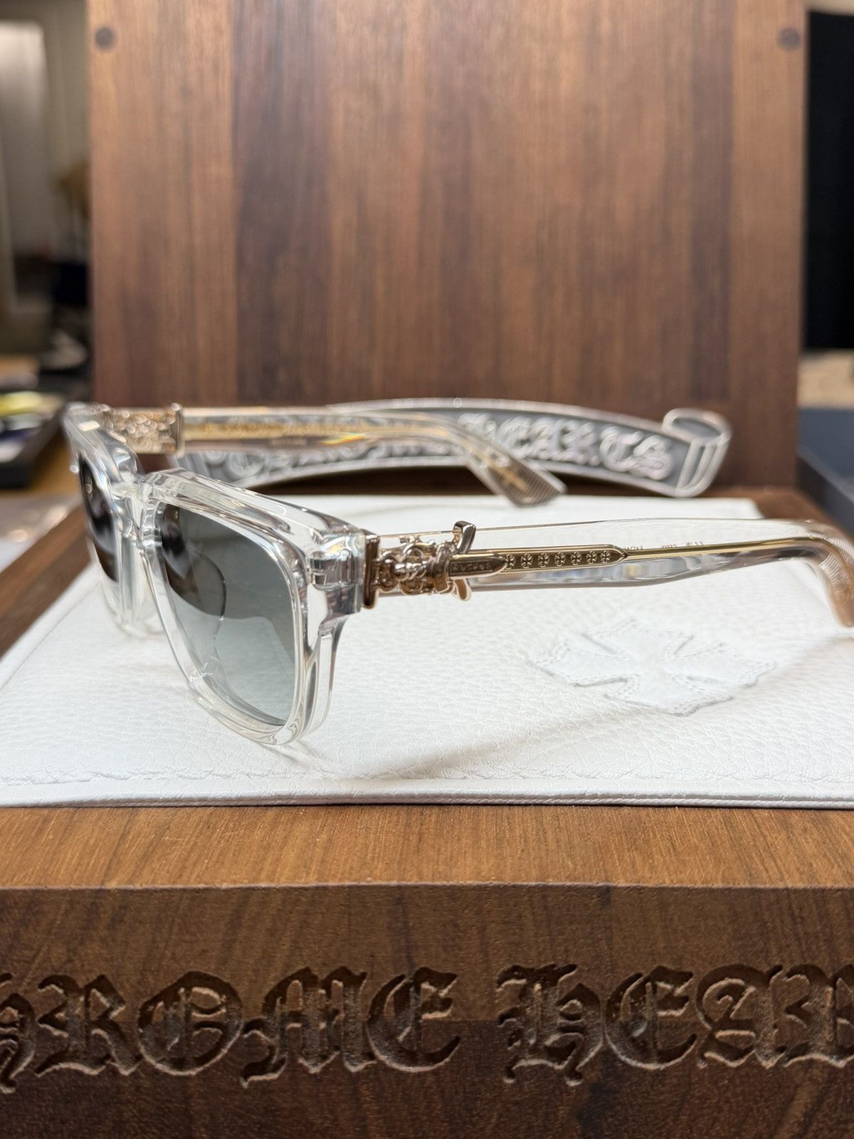 Chrome Hearts Chrome Hearts Vagillionaire II Glasses Size ONE SIZE - 3 Thumbnail
