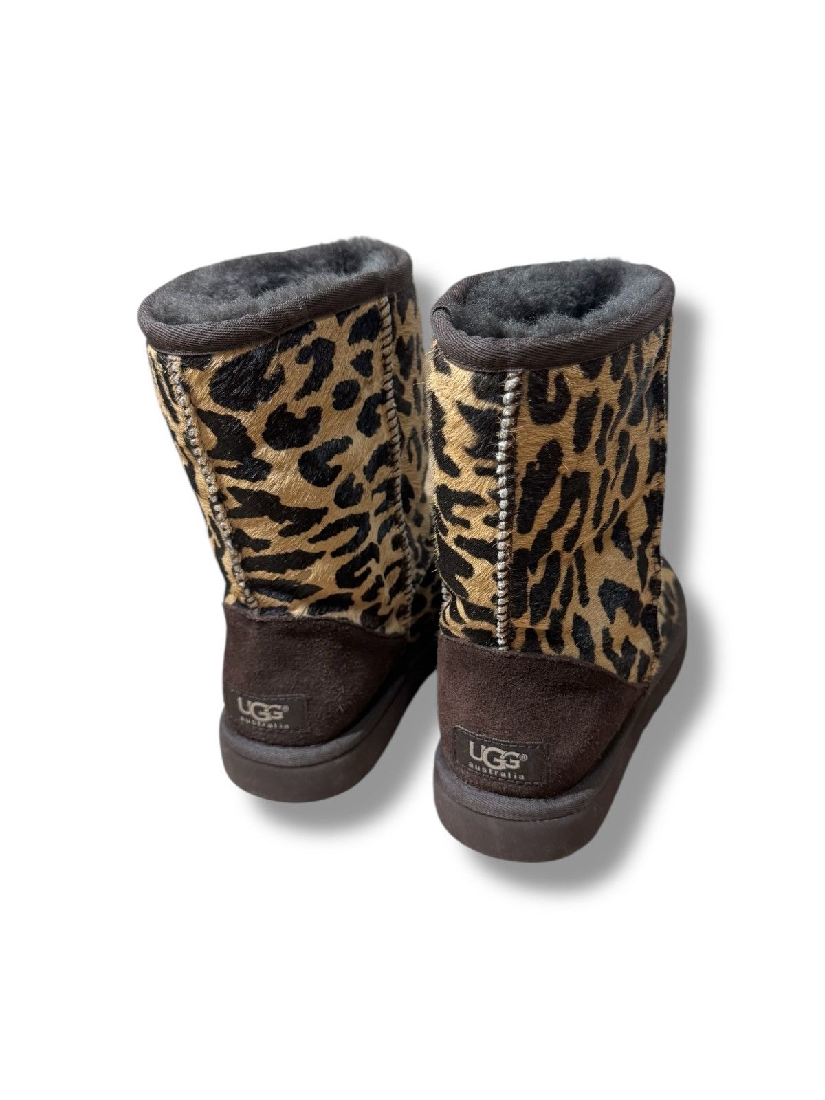 Ugg UGG Leopard High Boots Y2K Avantgarde Glamour Size US 5 / IT 35 - 8 Thumbnail
