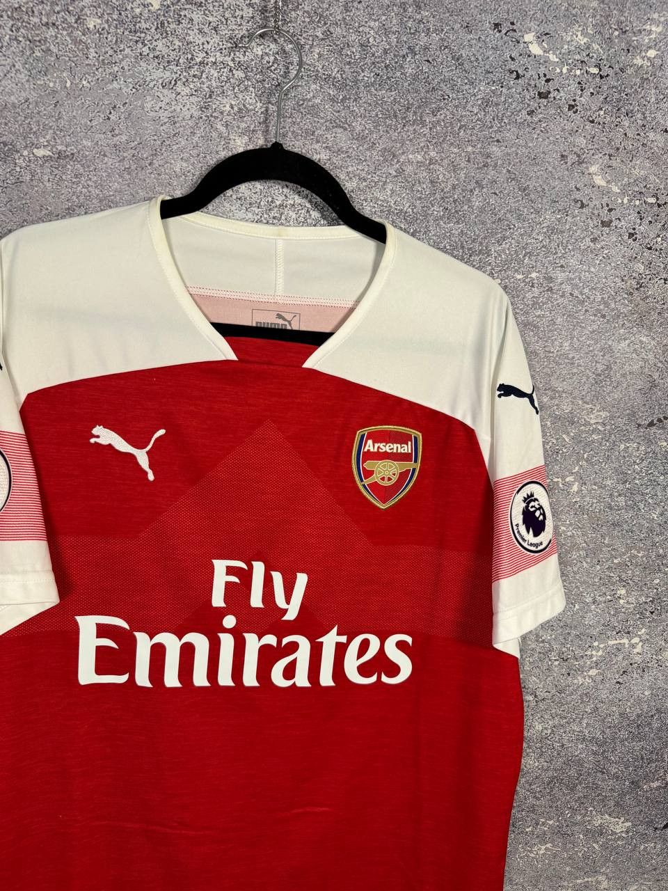Puma × Vintage AUBAMEYANG Arsenal 2018/19 Puma Soccer Jersey Size US L / EU 52-54 / 3 - 6 Thumbnail