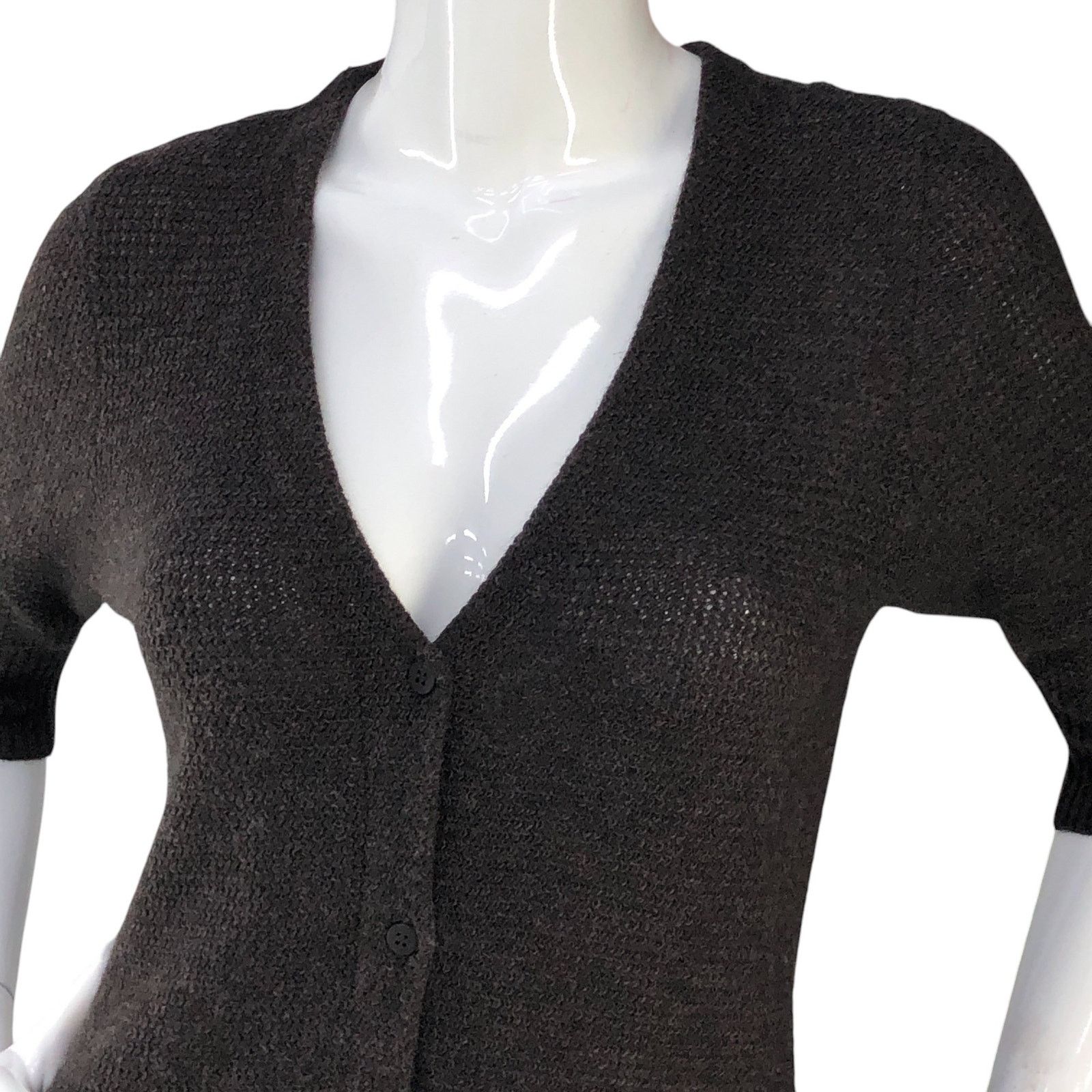 Eileen Fisher Eileen Fisher Petite Size PS Cardigan Wool Angora Cashmere Size S / US 4 / IT 40 - 2 Thumbnail