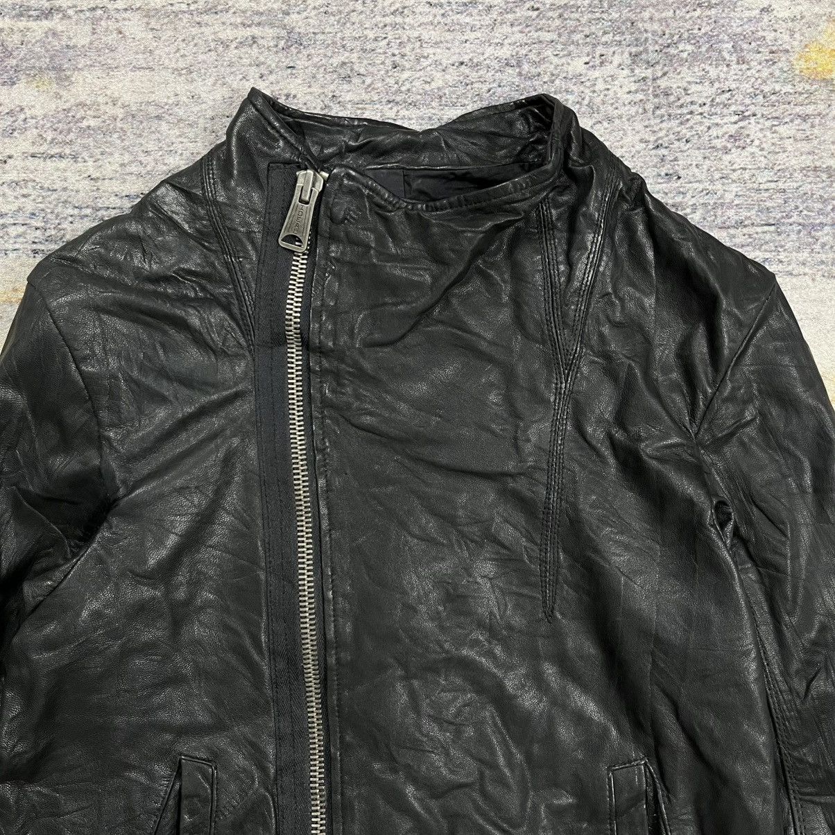 Ekam Buffalo bobs extra long sleeve asymmetrical leather jacket Size US S / EU 44-46 / 1 - 4 Thumbnail