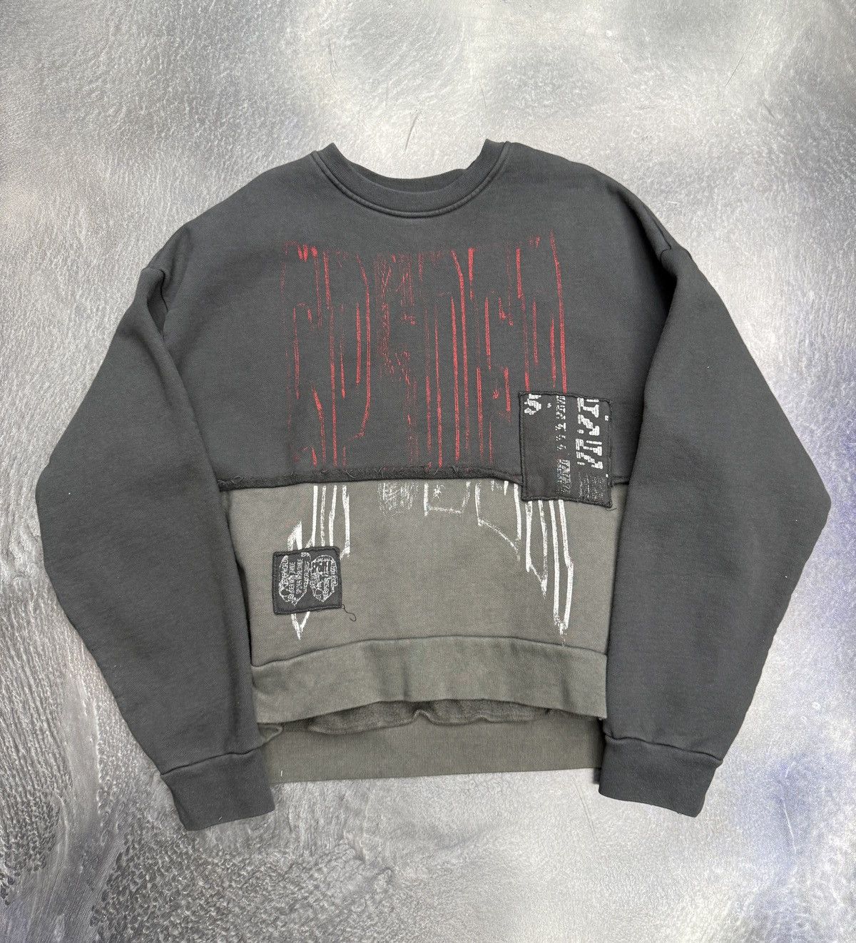 Sp5der Sp5der Diffused Collegiate Crewneck Size US S / EU 44-46 / 1 - 1 Thumbnail