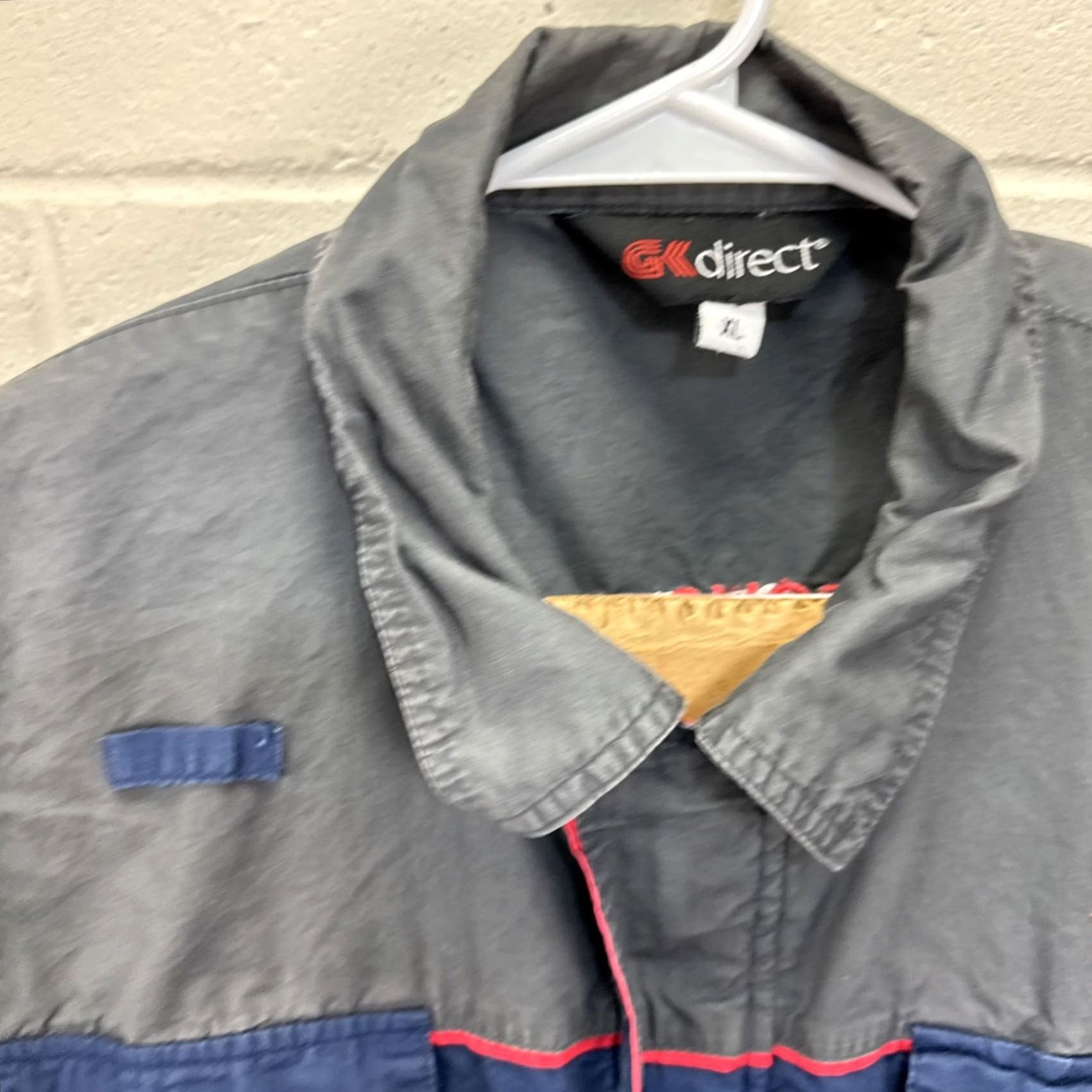 Vintage VINTAGE Toyota Mechanic Employee Work Jacket Blue Grey Mens XL Zip Up Direct Jacket Size US XL / EU 56 / 4 - 4 Thumbnail