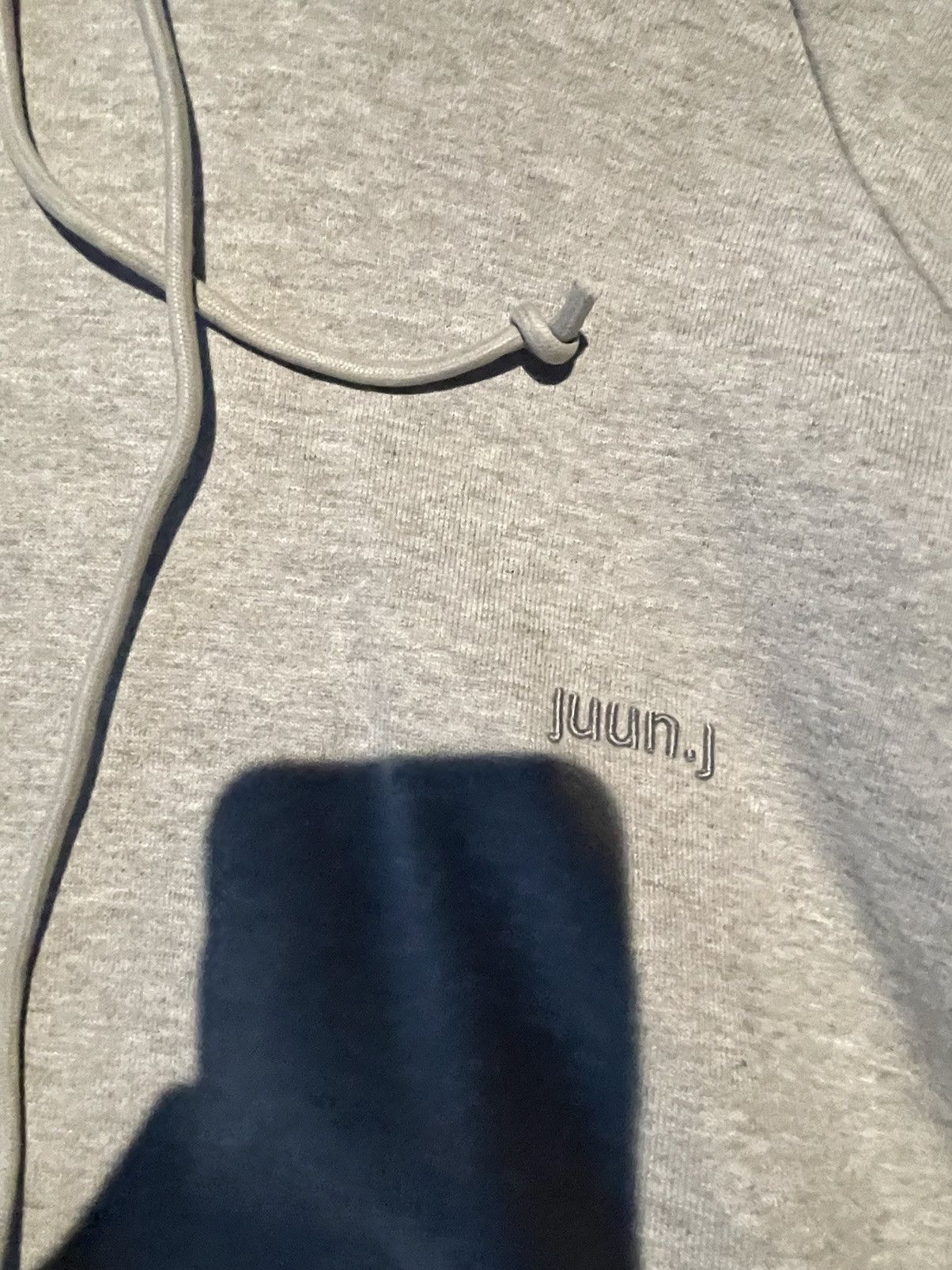 Juun.J Heather Grey Simple Pullover Hoodie Size US M / EU 48-50 / 2 - 2 Thumbnail
