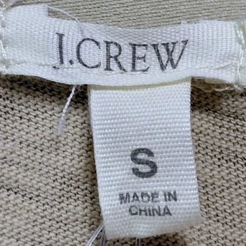 J.Crew J.CREW Beaded Cardigan Sweater Beige Solid Knit Women Size S Size S / US 4 / IT 40 - 7 Thumbnail