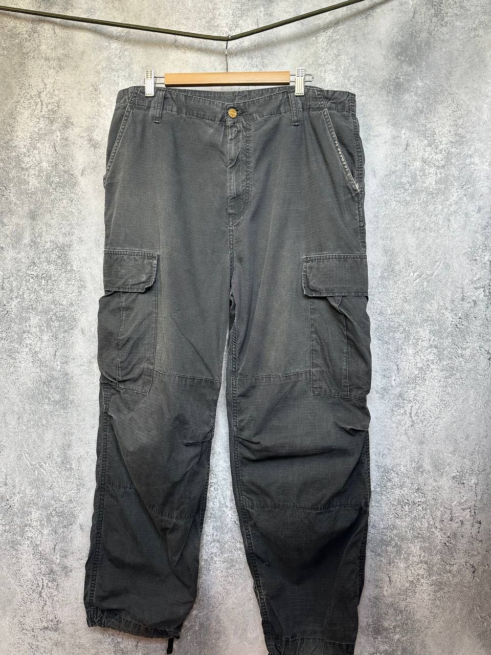 Carhartt Wip Carhartt WIP Cargo Pants Vintage Distressed Avant-Garde Size US 36 / EU 52 - 1 Thumbnail