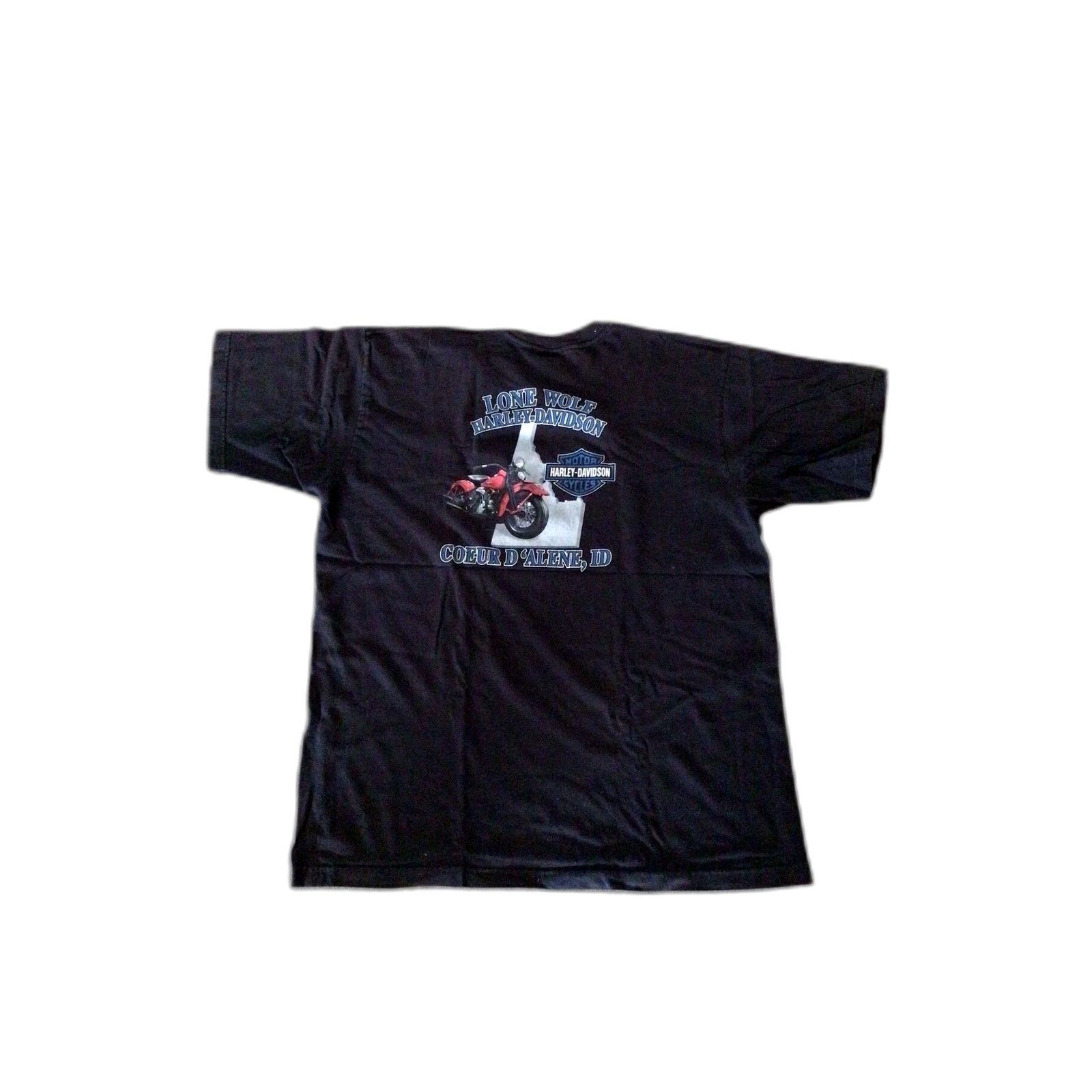 Vintage Harley Davidson Biker Shirt XL Black Size US XL / EU 56 / 4 - 4 Thumbnail