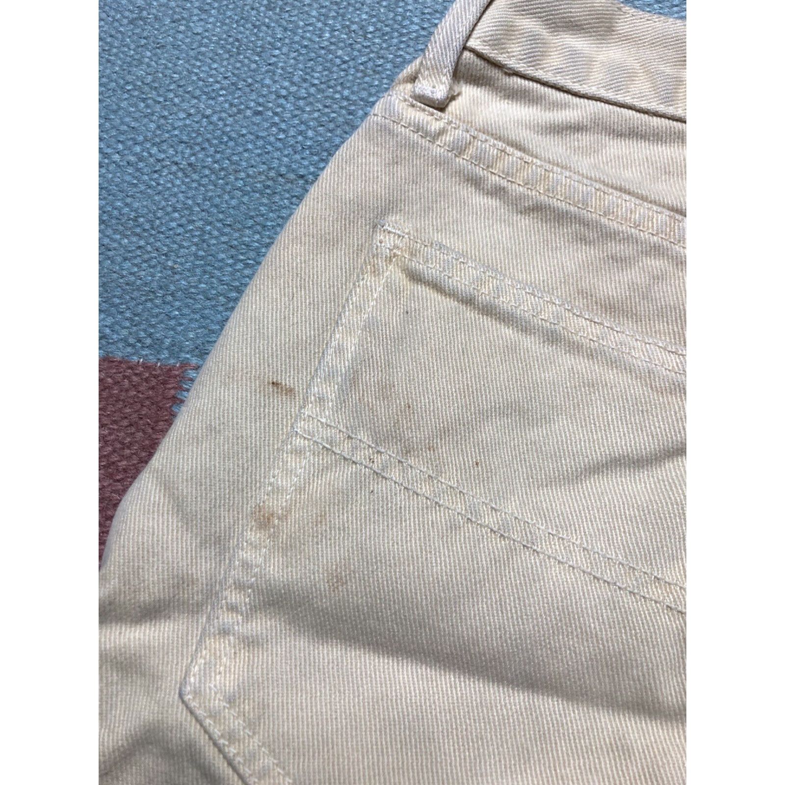 Guess VINTAGE Guess Jeans Shorts Jorts Light Yellow Made in USA Women’s 26 90s Mom Mens? Size 26" / US 2 / IT 38 - 7 Thumbnail