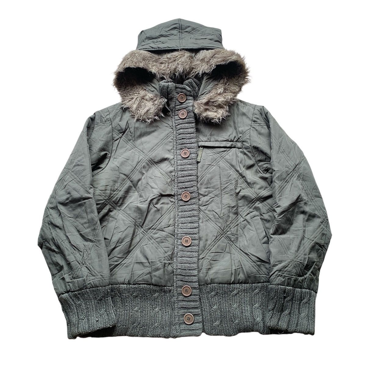 14th Addiction JKG Puffer Fur ifsixwasnine GOA Style Jacket Size US L / EU 52-54 / 3 - 1 Thumbnail