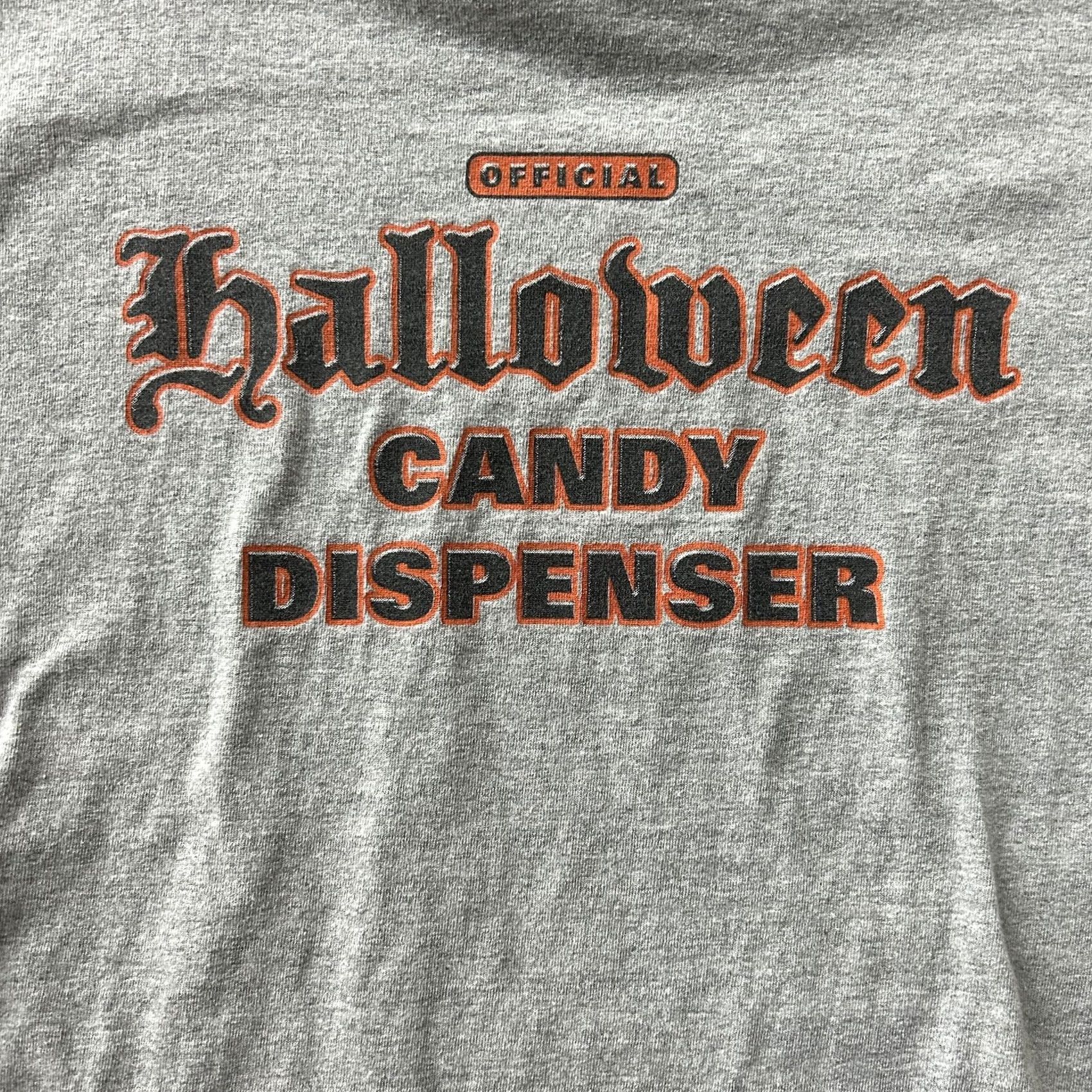 Vintage Y2K Halloween Candy Dispenser Shirt Mens Medium Gray Graphic Tee Halloween Size US M / EU 48-50 / 2 - 3 Thumbnail