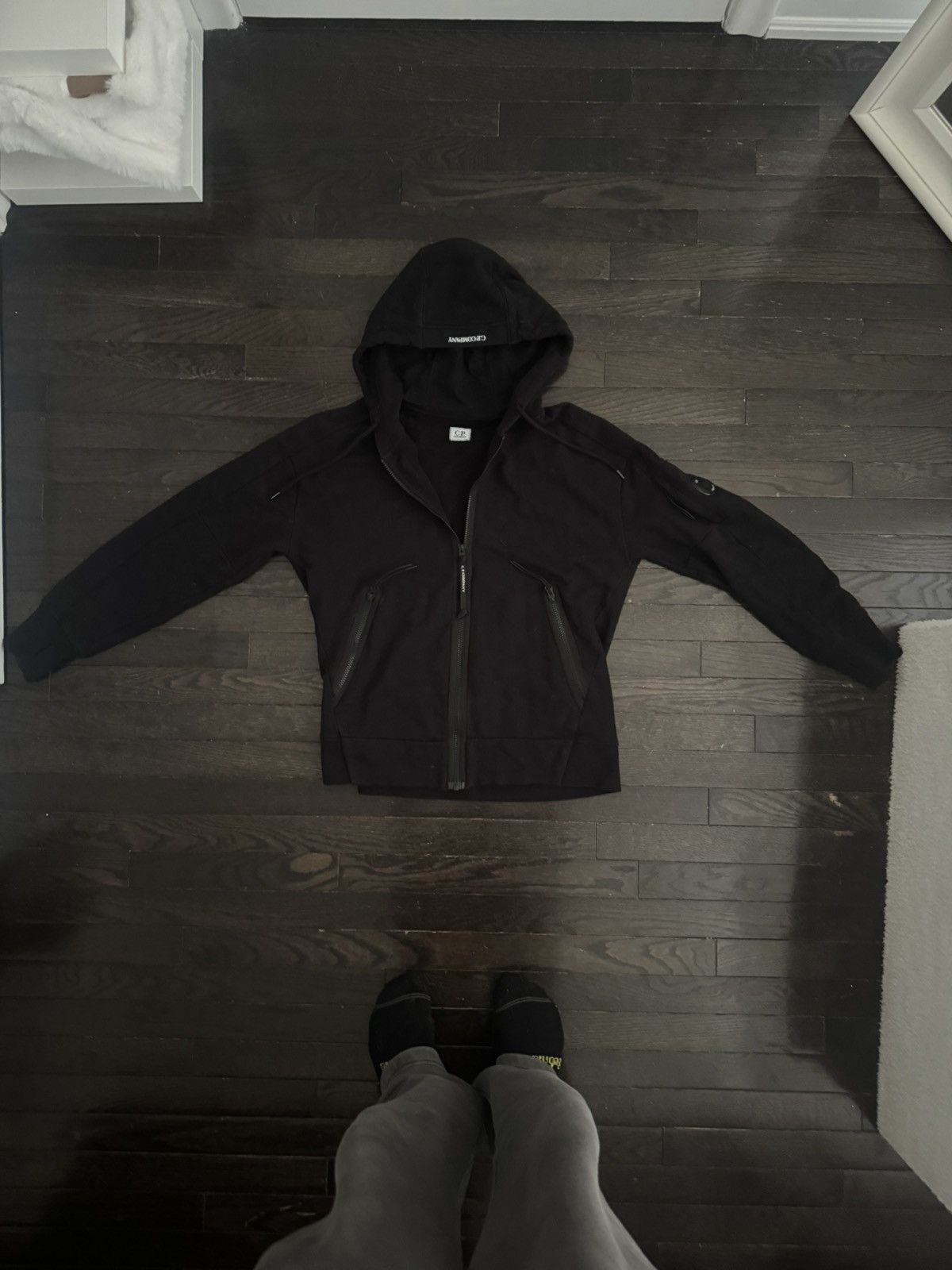 C.P. Company C.P. Company SS24 Diagonal Raised Fleece Goggle Lens Hoodie Size US M / EU 48-50 / 2 - 1 Thumbnail