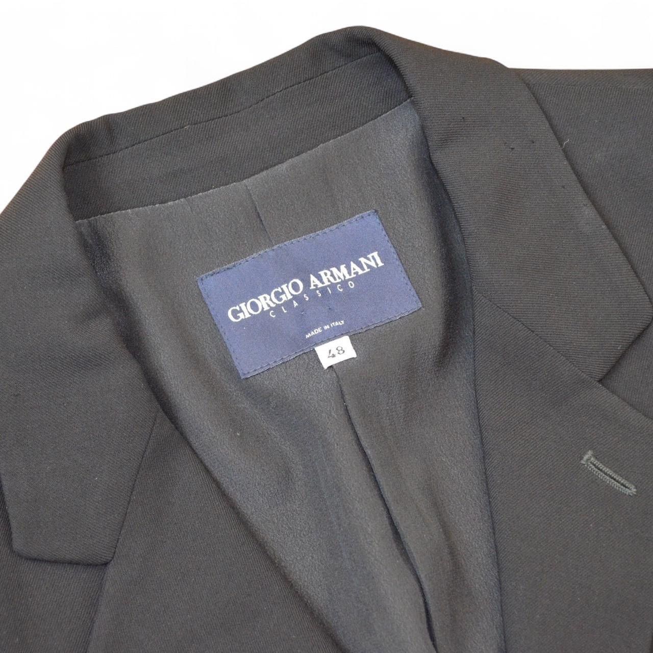 Giorgio Armani Giorgio Armani Classico women's black wool blazer 48 = 38 US Size 38R - 2 Thumbnail