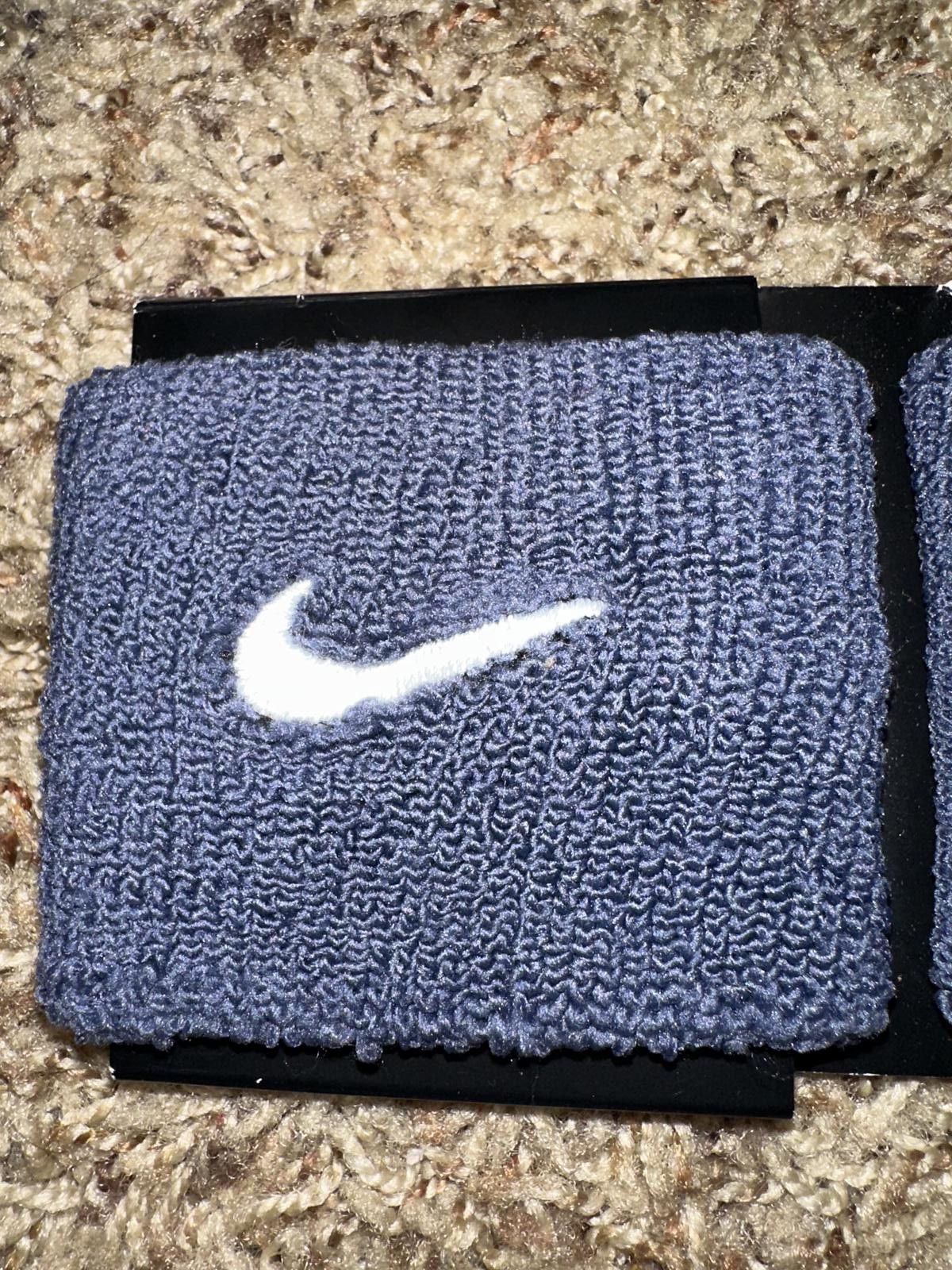Nike Nike Tennis Premier Sportswear Band Blue 2pcs Wristband Size ONE SIZE - 3 Thumbnail