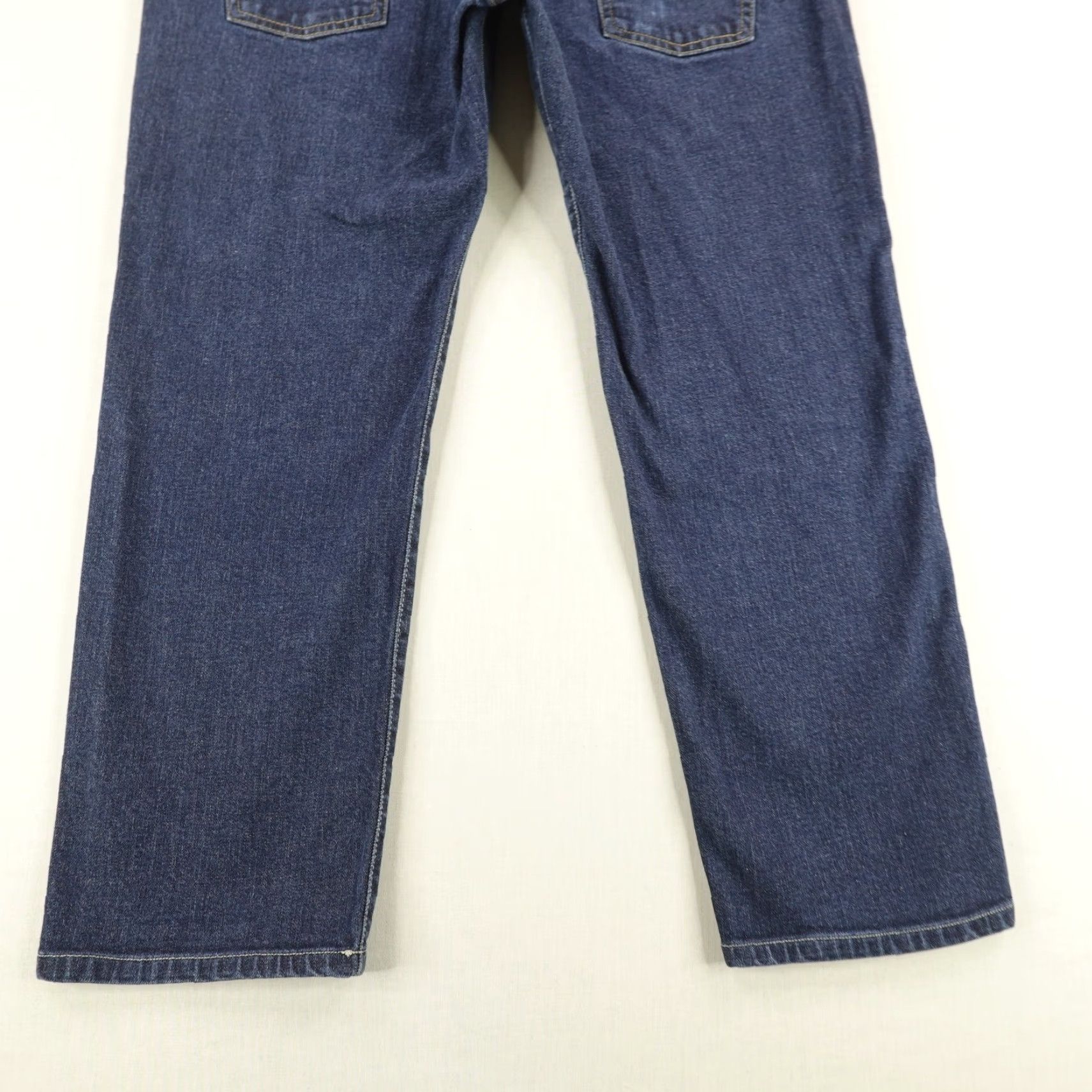 Edwin VINTAGE Edwin Jeans Men's 33x26 Japan Denim Straight Leg Casual Pants Blue Slim Fit Size US 33 - 6 Thumbnail