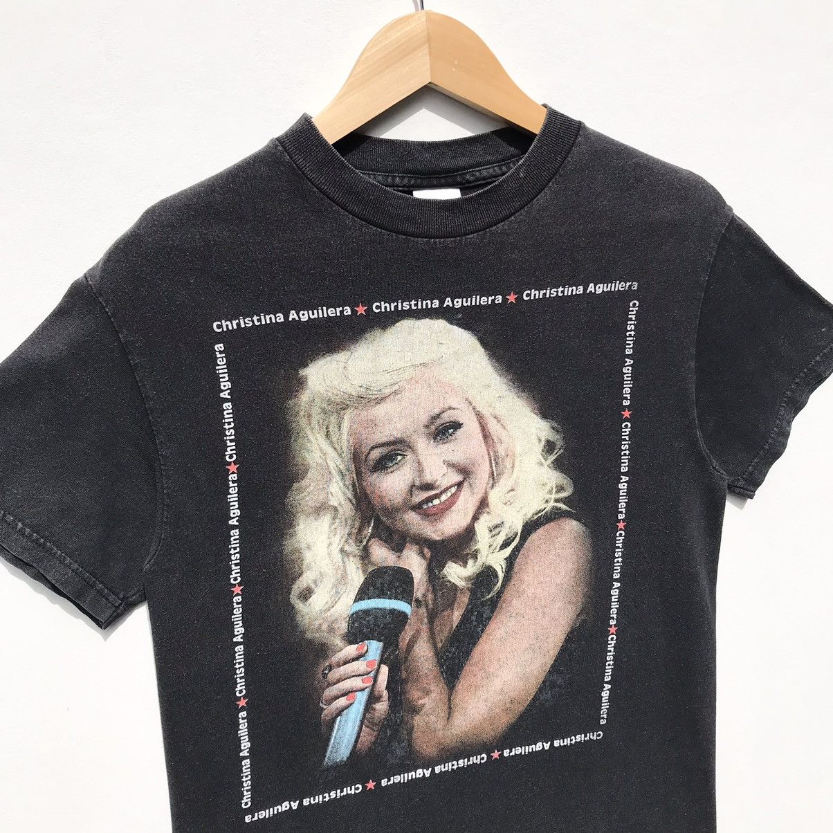 Band Tees Vintage Christina Aguilera Tour 2007 Tee Sun Faded Size US S / EU 44-46 / 1 - 6 Thumbnail