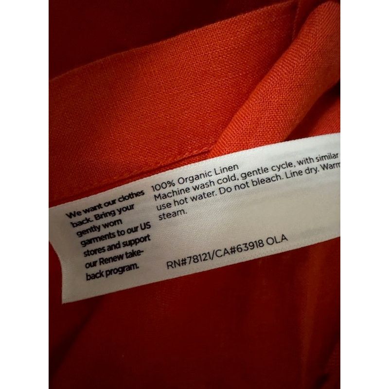 Eileen Fisher Eileen Fisher Organic Linen Handkerchief Shirt L Size L / US 10 / IT 46 - 7 Thumbnail
