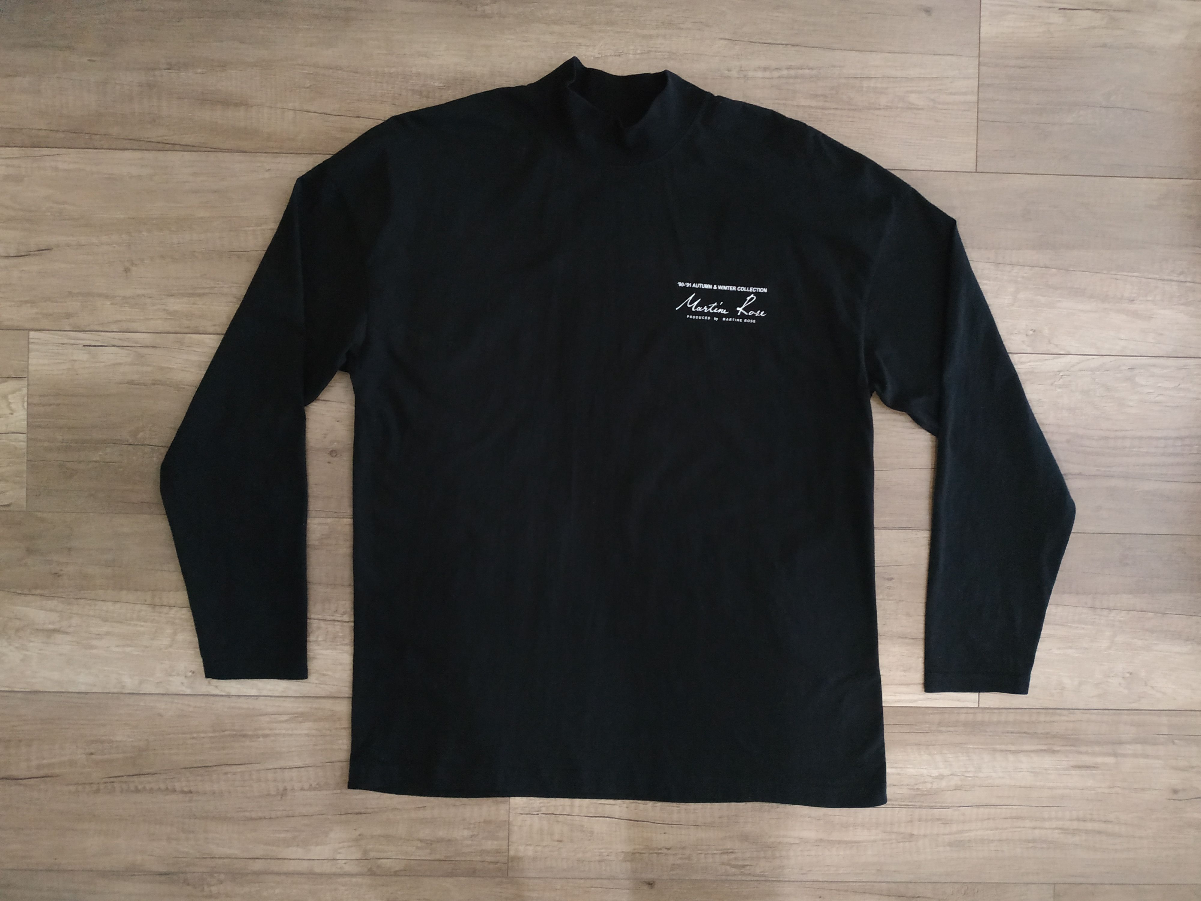 Martine Rose Martine Rose Mock Neck Men's Longsleeve-T-shirt, s. MEDIUM Size US M / EU 48-50 / 2 - 2 Thumbnail
