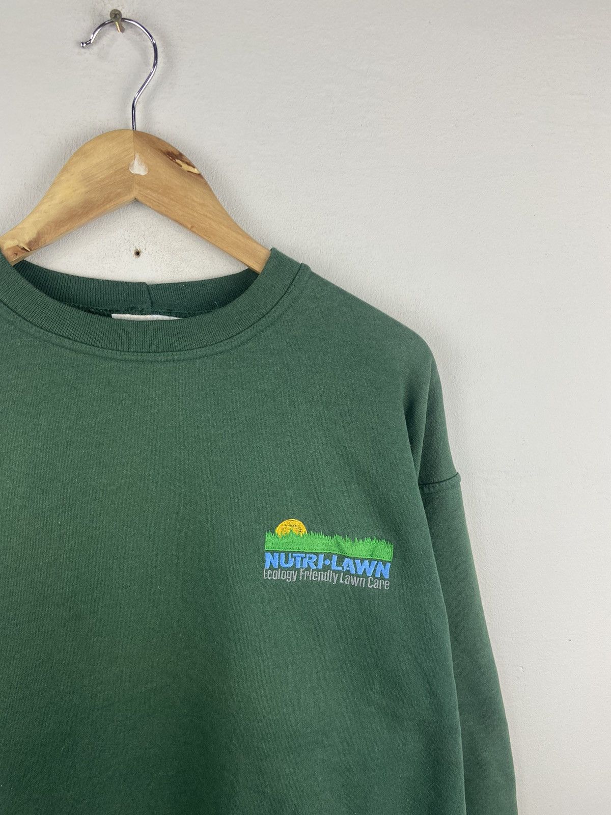 Other × Vintage Vintage 90s Mark Work Nutri Lawn Sweatshirt Size US L / EU 52-54 / 3 - 2 Thumbnail