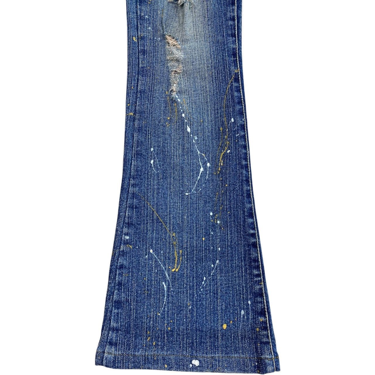 Japanese Brand Vintage Japanese Brand Painted Distress Style Jeans Size US 29 - 5 Thumbnail