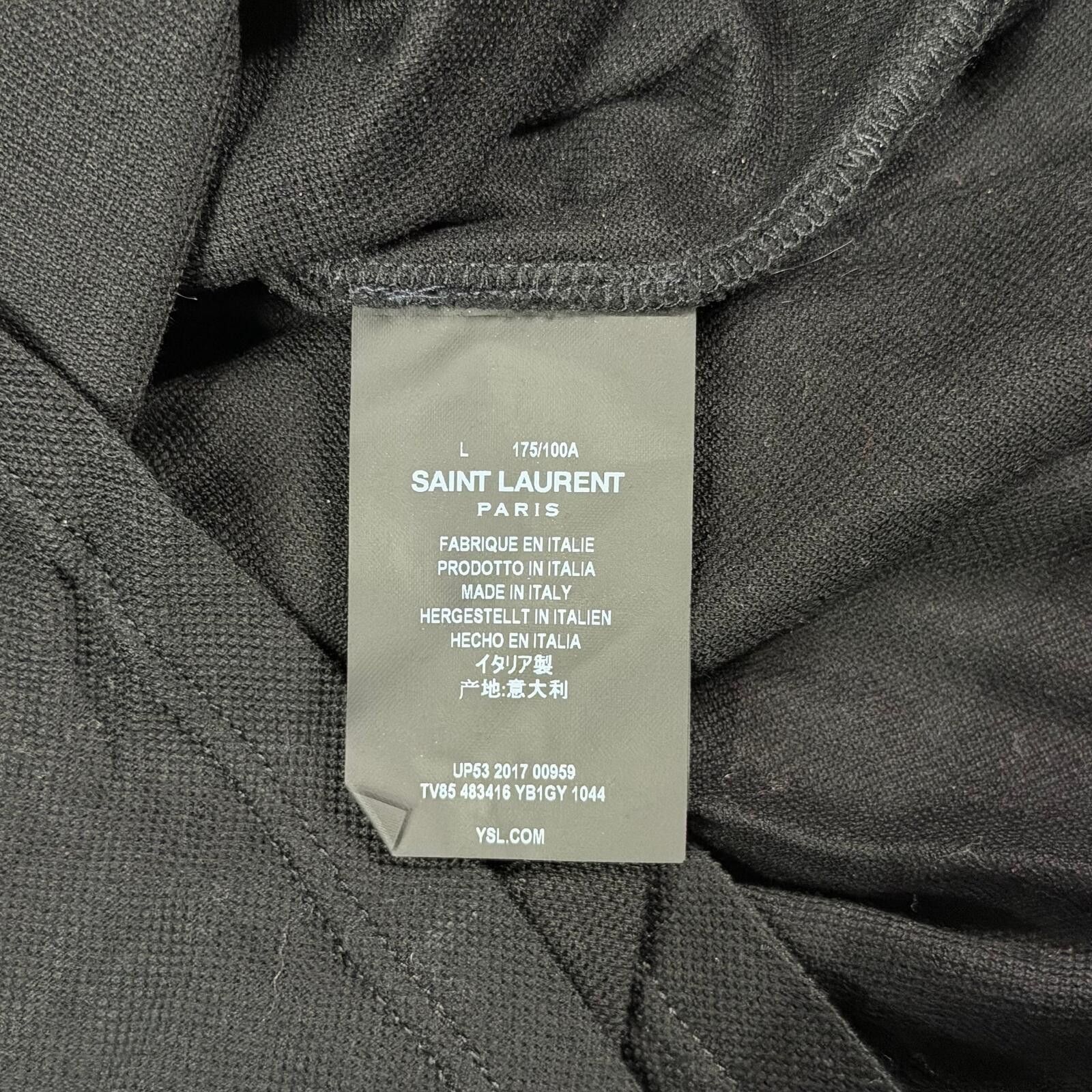 Saint Laurent Paris Saint Laurent Script Polo Size US M / EU 48-50 / 2 - 6 Thumbnail