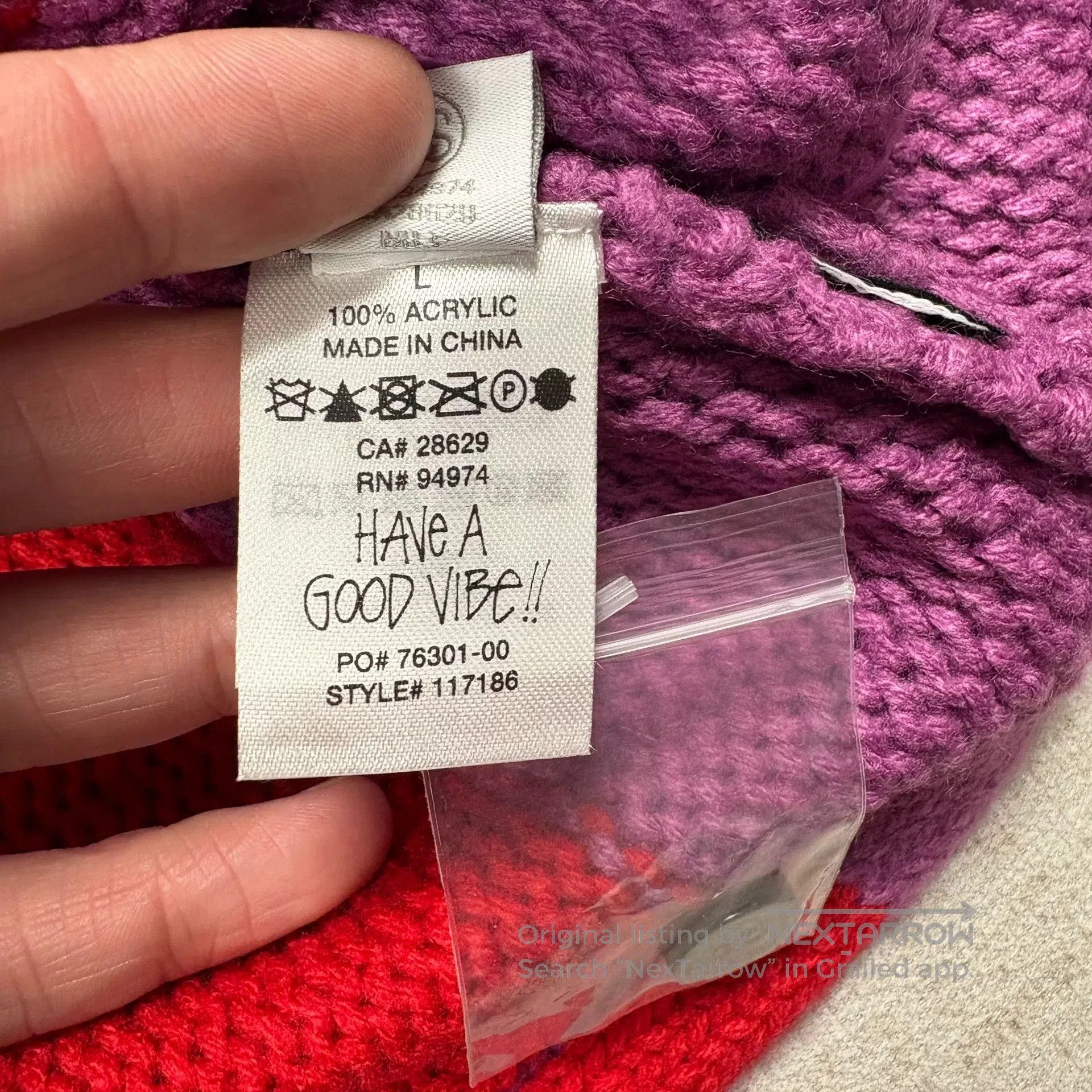 Stussy Stussy FW23 Stripe Brushed Cardigan. Size US L / EU 52-54 / 3 - 5 Thumbnail