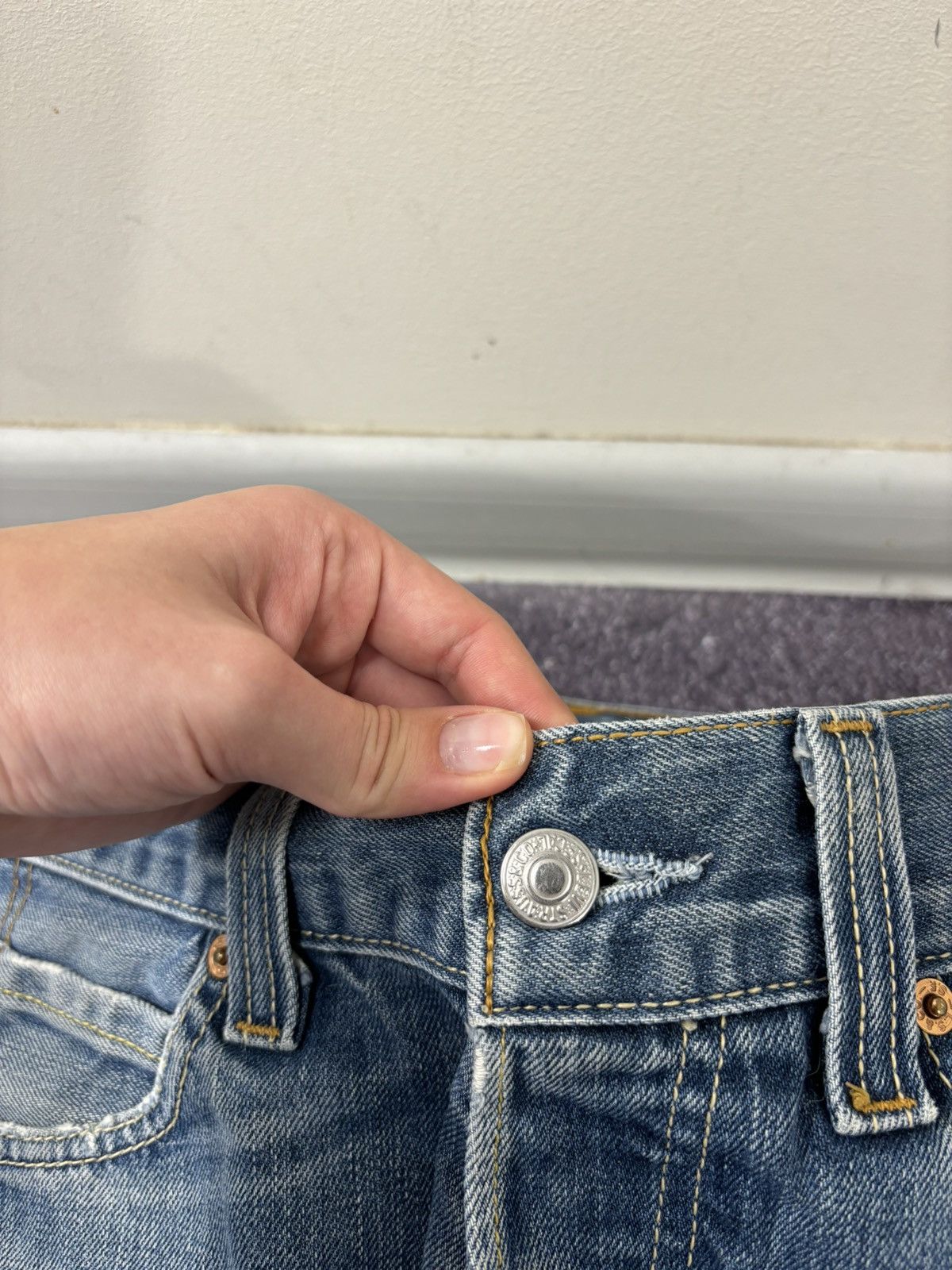 Levi's Vintage Levi’s 512 Faded Blue American Hype Denim Shorts Size US 30 / EU 46 - 11 Thumbnail
