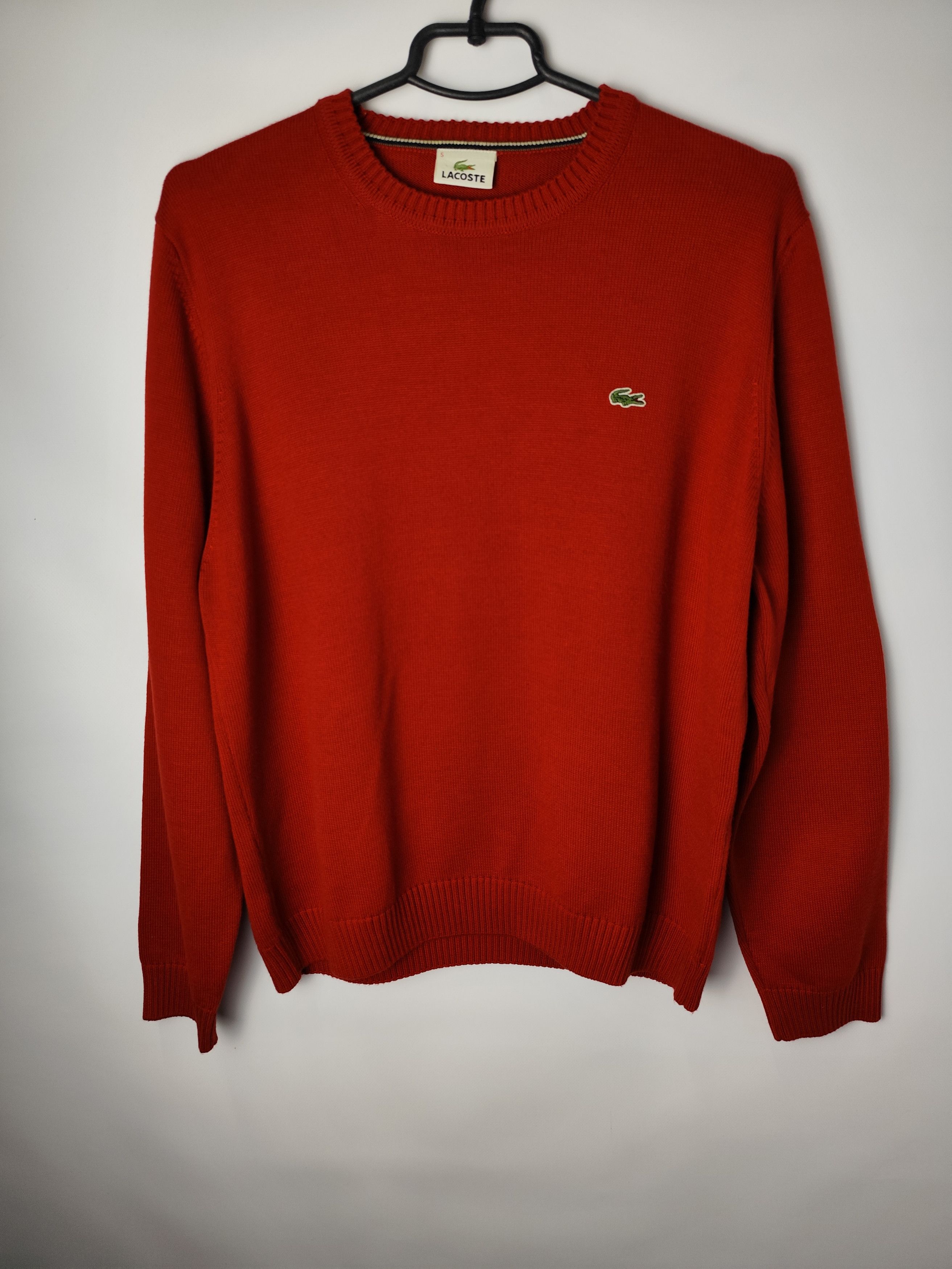 Vintage 90s Lacoste Small Logo Crewneck Knitted Sweater Y2K