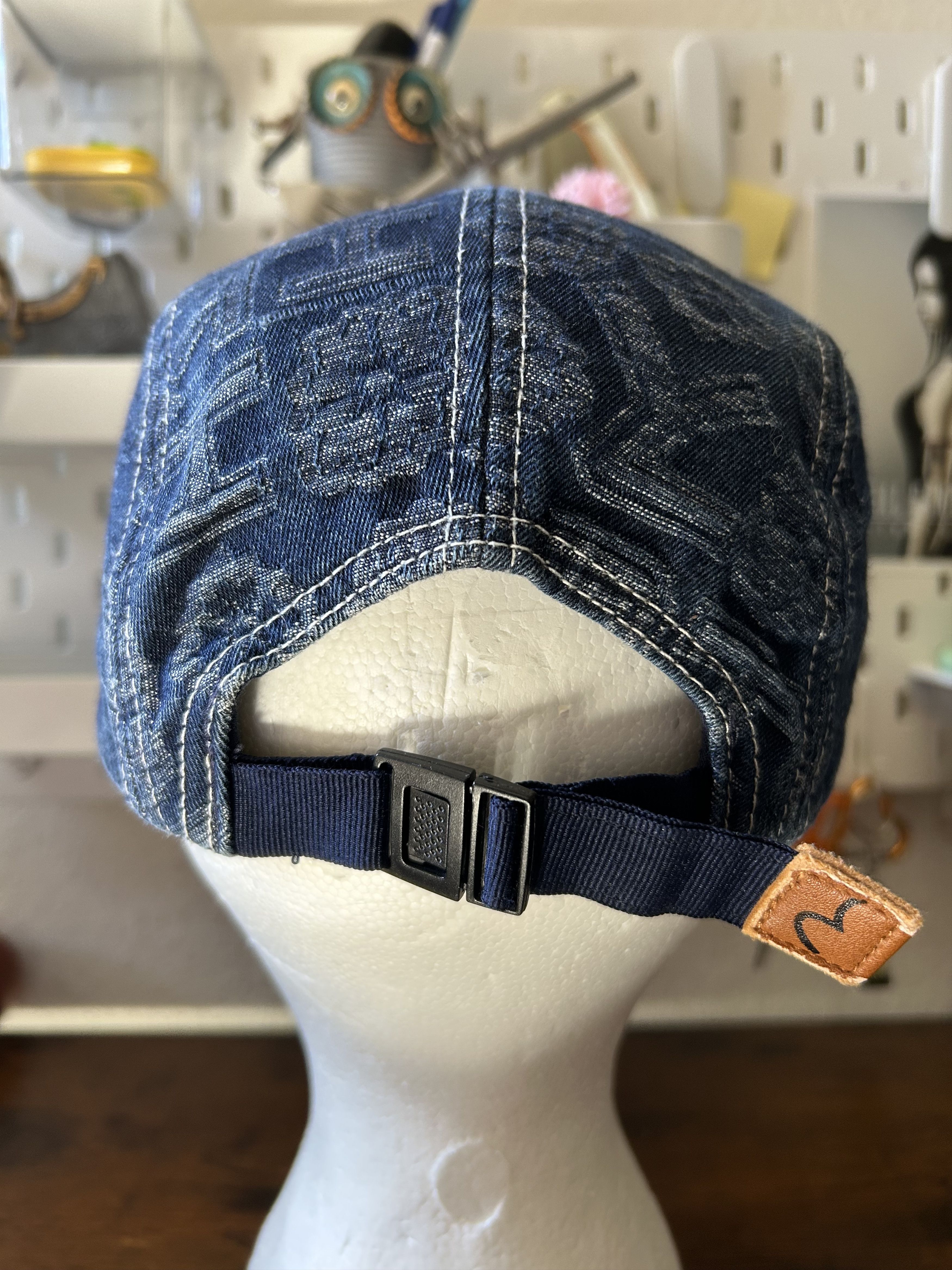 Evisu Japanese Denim 5 Panel Hat Size ONE SIZE - 4 Thumbnail