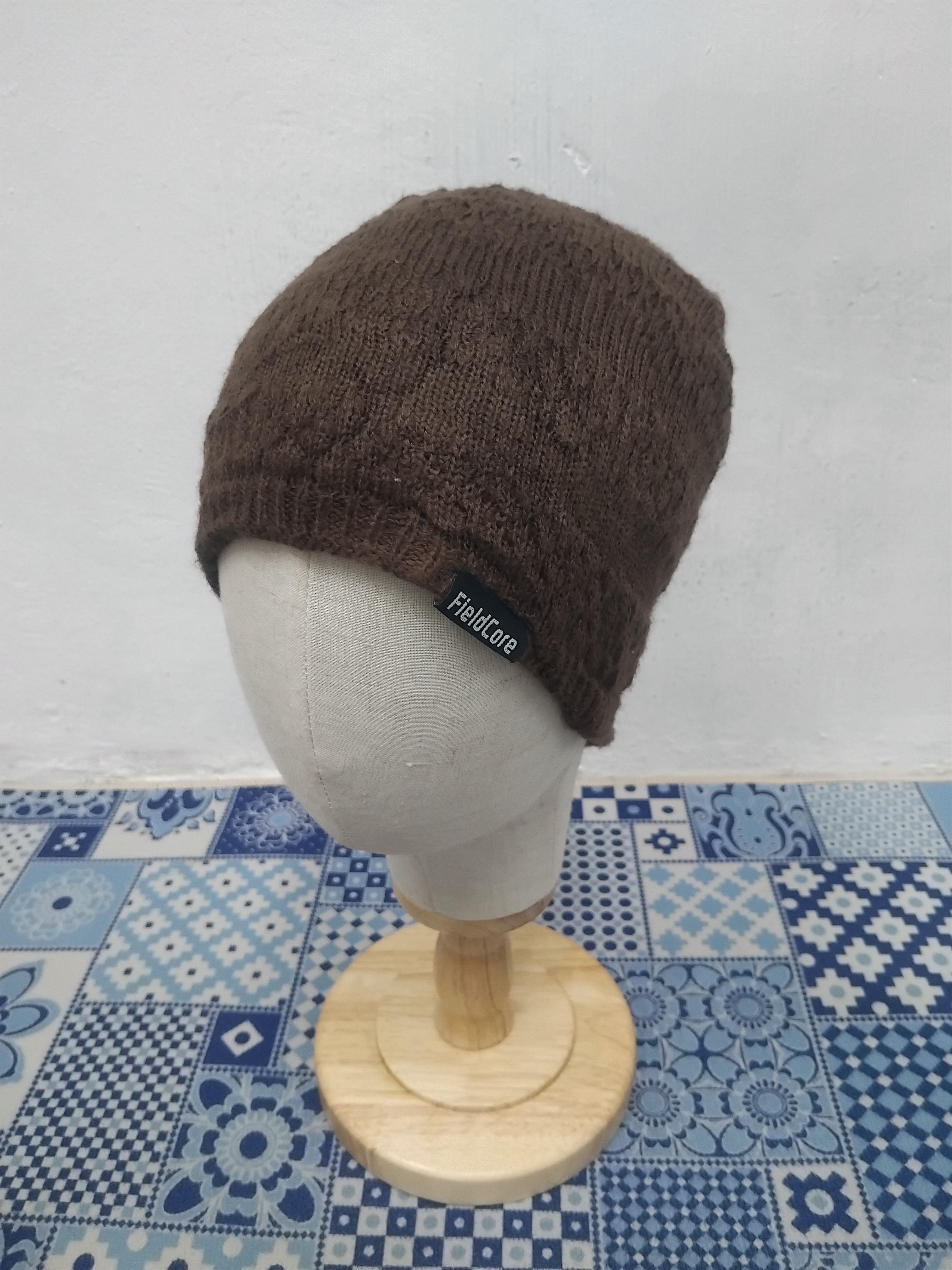 Japanese Brand 💥Fieldcore chocolate colour beanie Size ONE SIZE - 1 Thumbnail