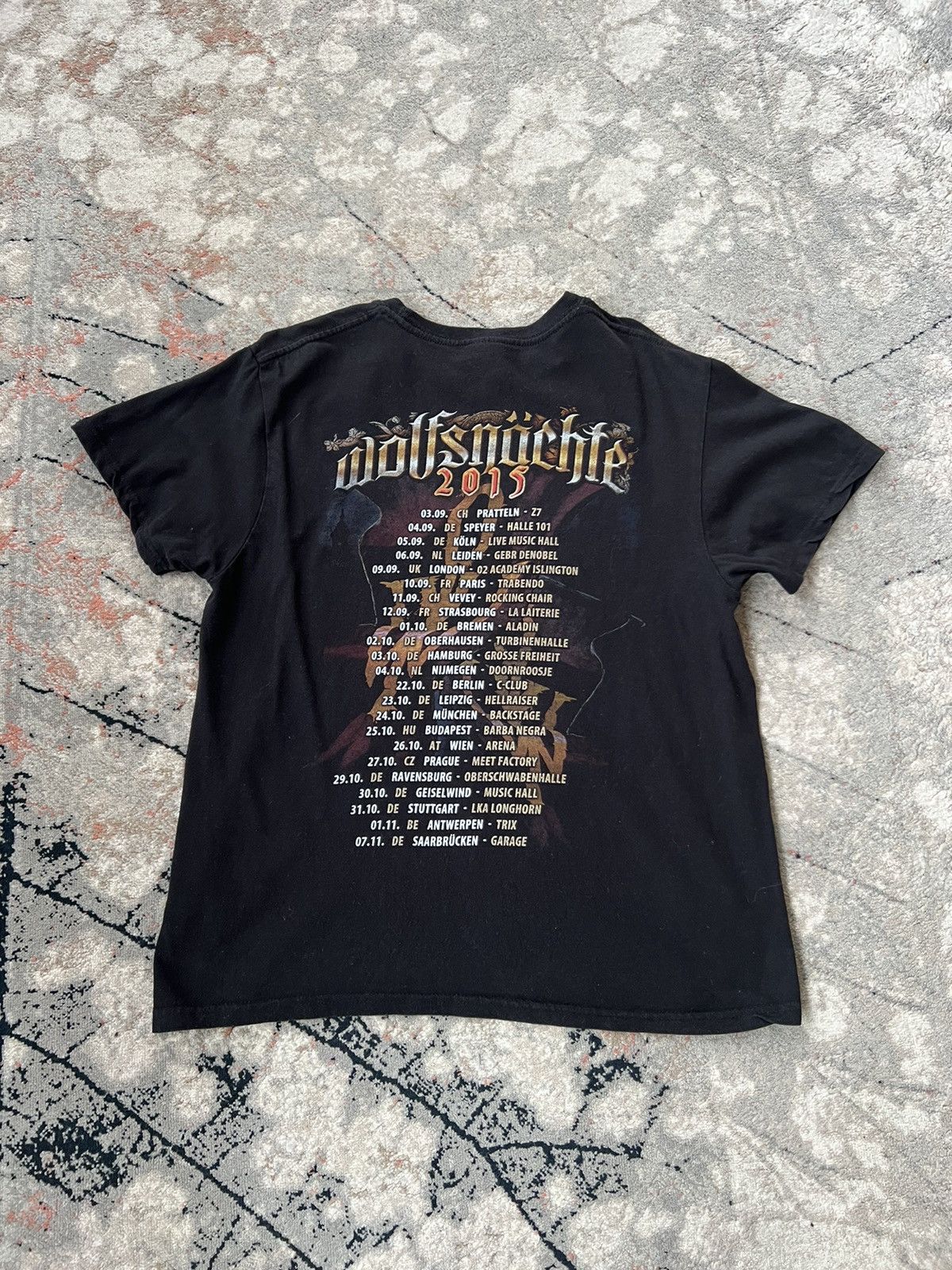 Band Tees PowelWolf 2015 Rock Metal Tee Size US M / EU 48-50 / 2 - 6 Thumbnail