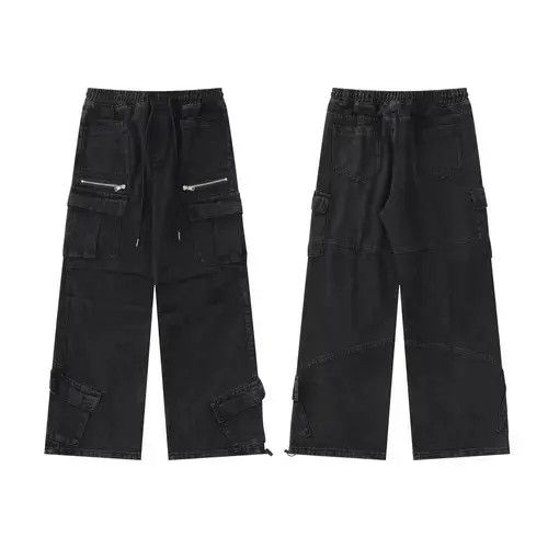 Other flared distressed hiphop baggy cargo pants Size US 30 / EU 46 - 4 Thumbnail