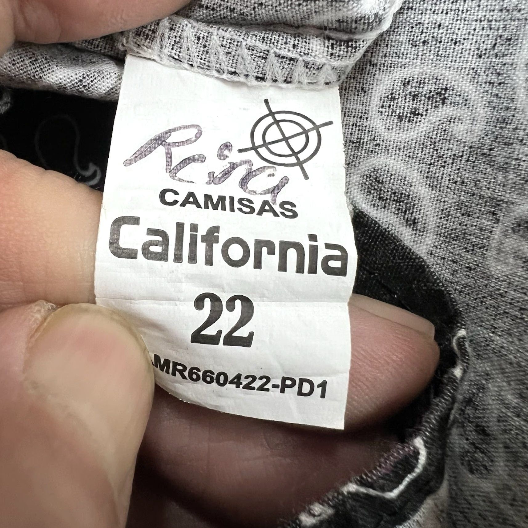 Vintage California Paisley Button-Up Shirt Men Size S Black Long Sleeve Size US S / EU 44-46 / 1 - 7 Thumbnail