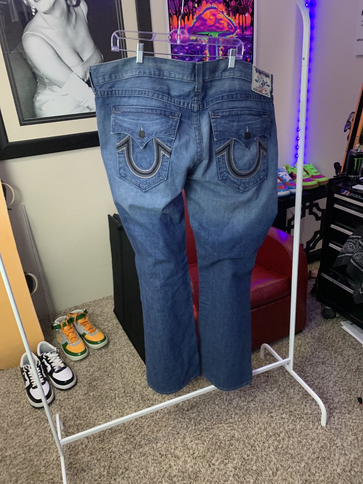 True Religion Vintage True Religion Distressed Denim Men’s Jeans Size US 44 / EU 60 - 7 Thumbnail