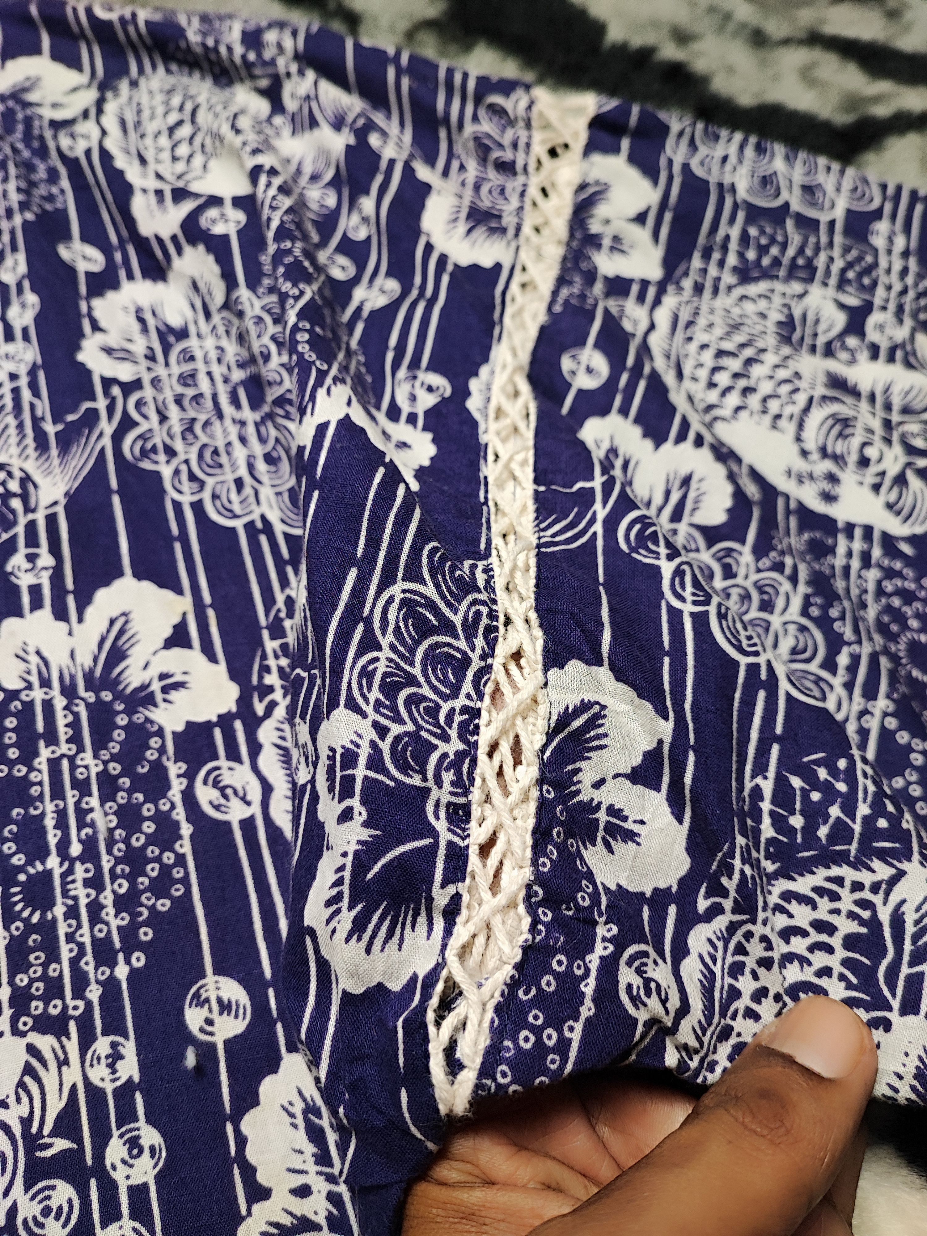 Japanese Brand Kimono Fish Koi Full Print Size M / US 6-8 / IT 42-44 - 8 Thumbnail