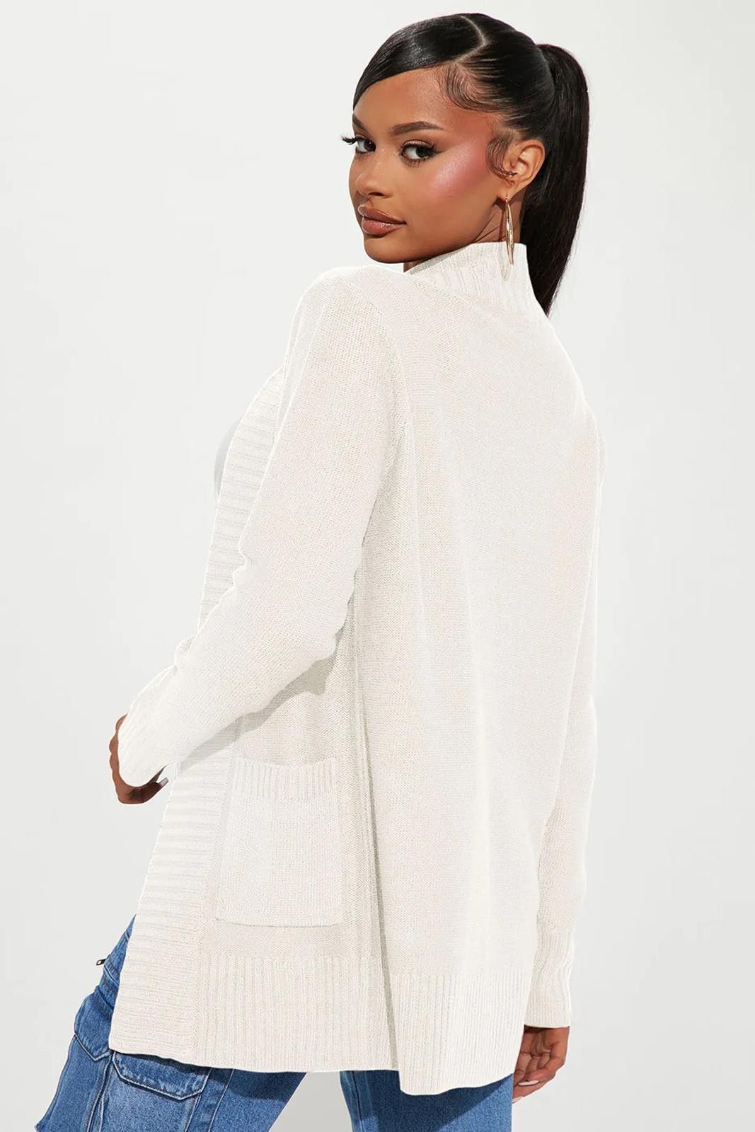 Fashion Nova Moments After Cardigan - Ivory Size M / US 6-8 / IT 42-44 - 2 Thumbnail