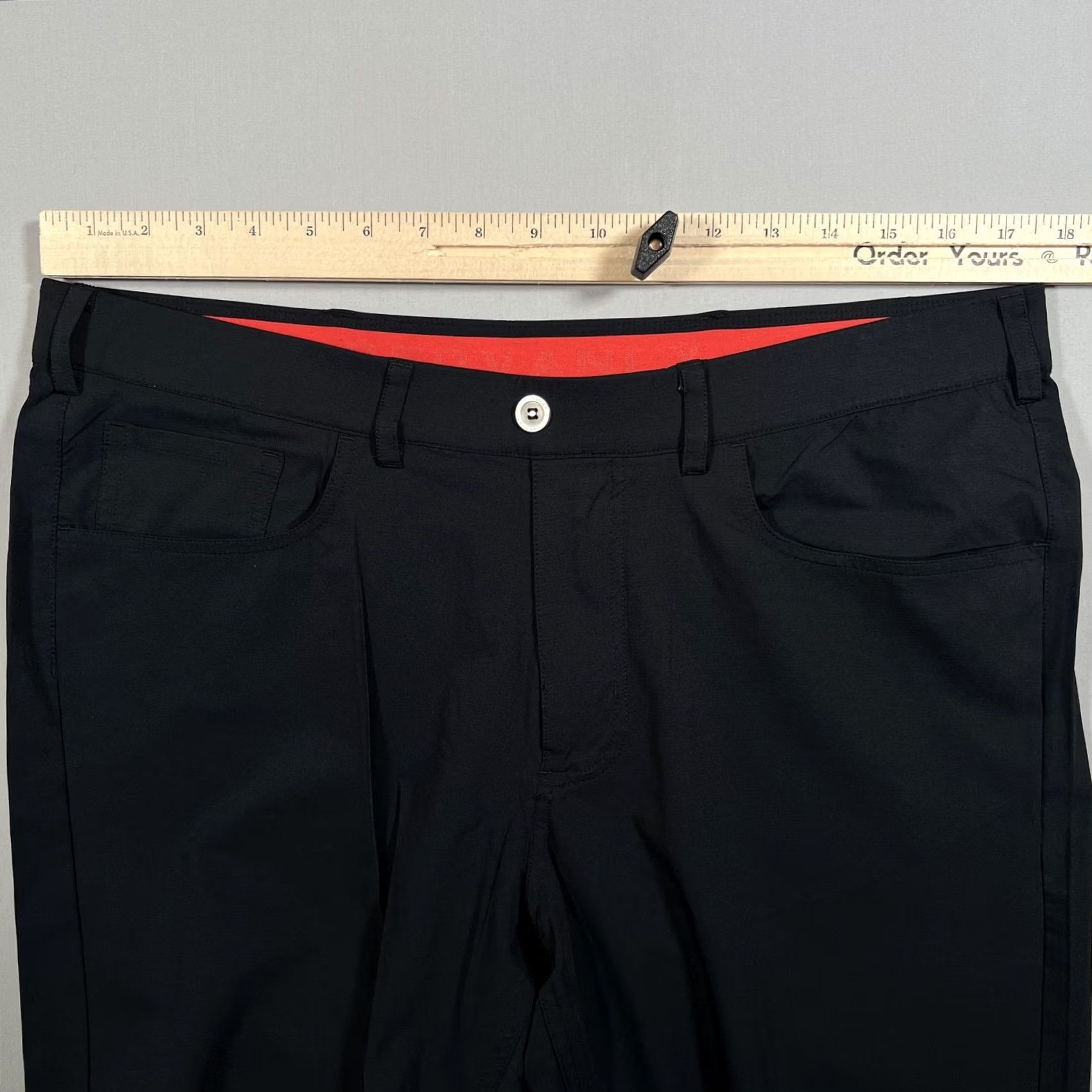 Vintage VINTAGE REDVANLY Men's Black Performance Golf Pants? Size US 33 - 6 Thumbnail
