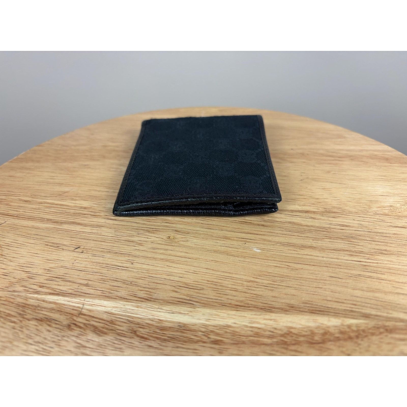 Gucci Authentic Gucci Vintage Bifold Wallet Black GG Size ONE SIZE - 3 Thumbnail