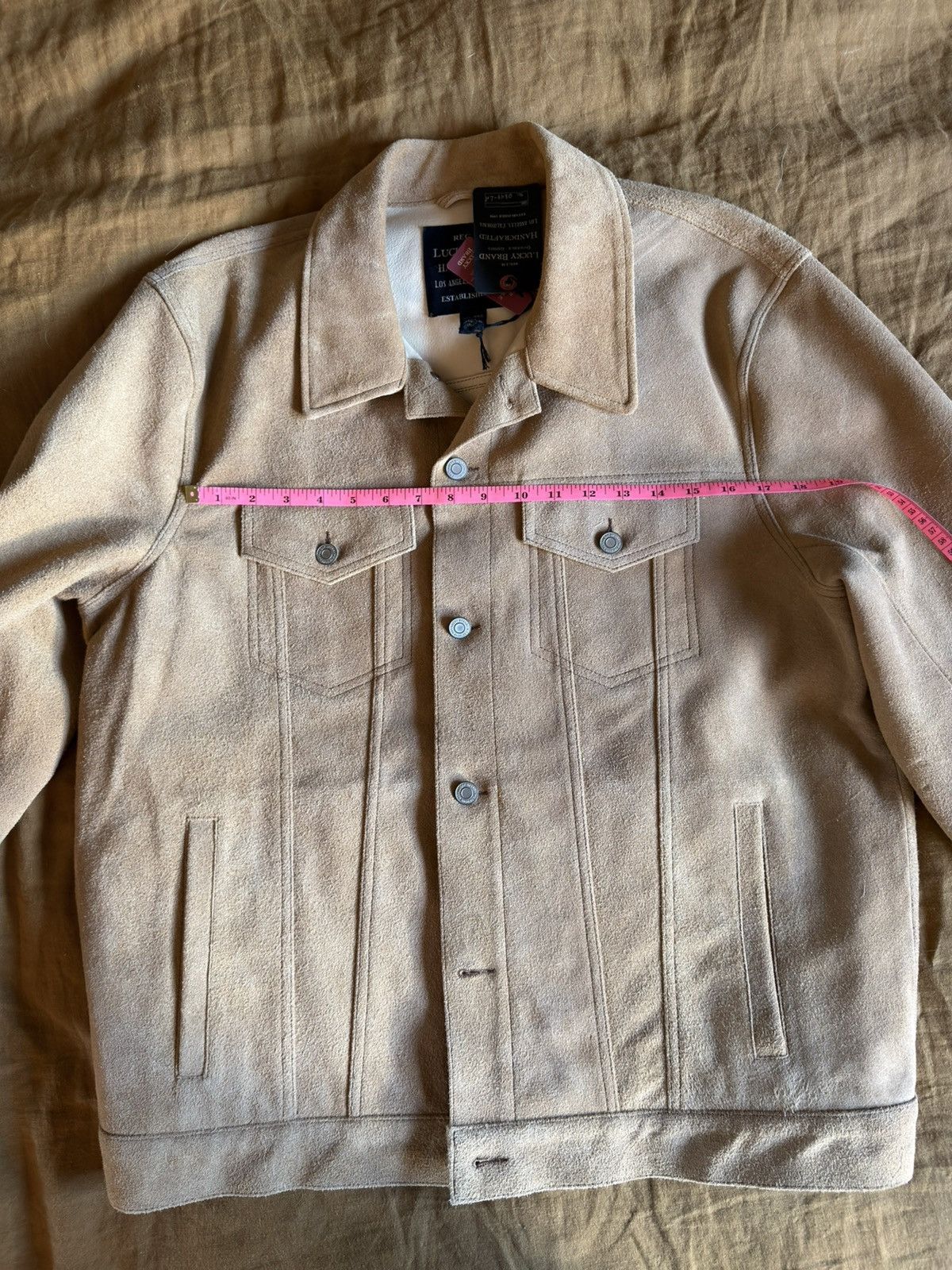 Lucky Brand Brand New Suade jacket Size US XXL / EU 58 / 5 - 3 Thumbnail