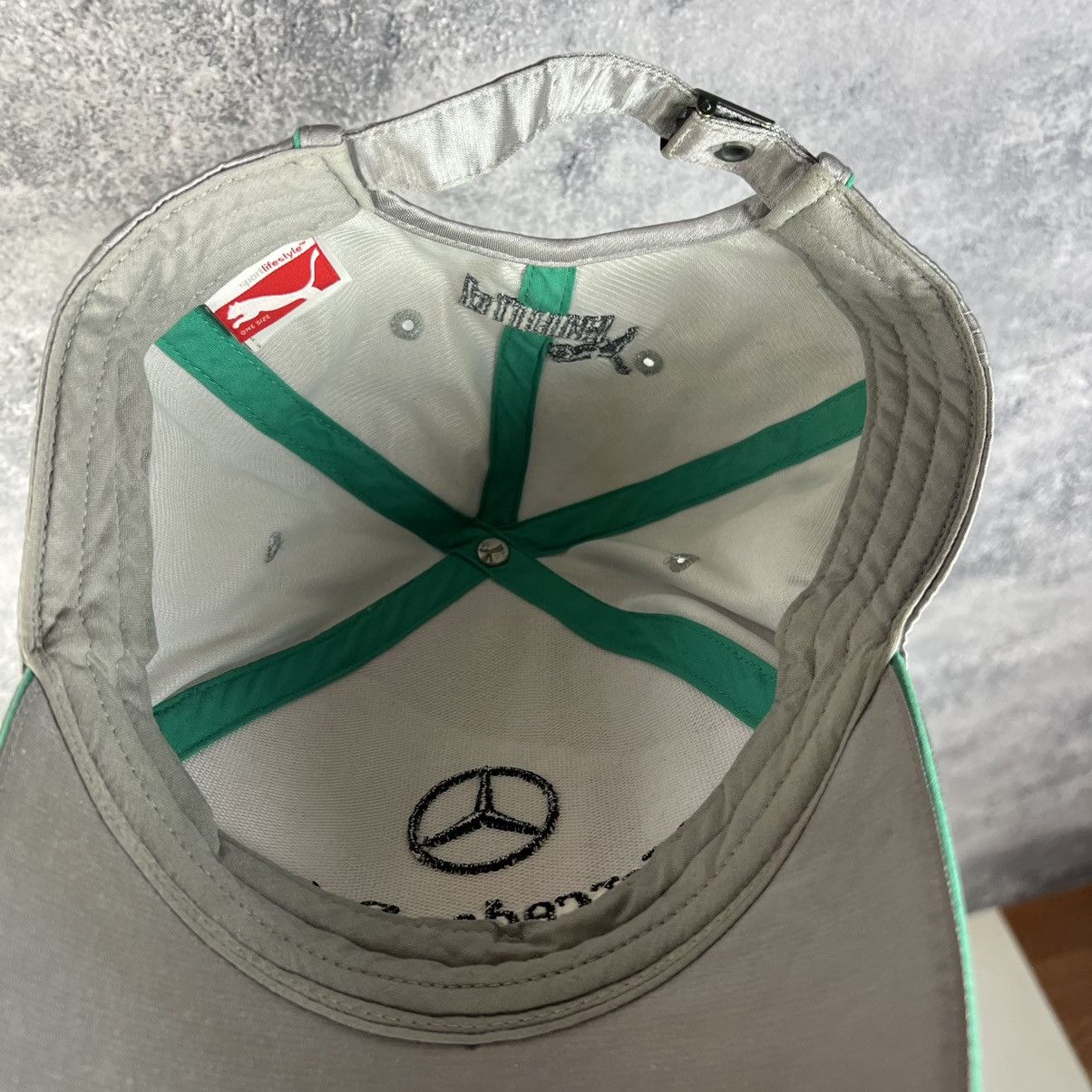 Mercedes-Benz Puma Mercedes Benz Lewis Hamilton Vintage Cap Men's Size ONE SIZE - 14 Thumbnail