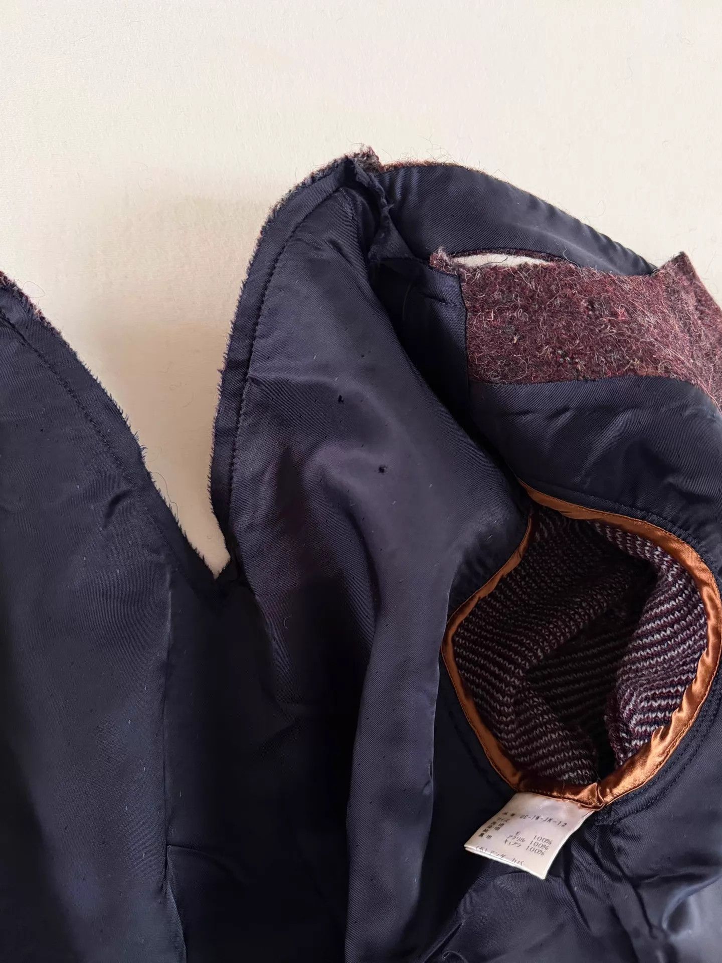Undercover UC 1997 Leaf Rare Knit & Wool Felt Jkt New w/ Tags Size US M / EU 48-50 / 2 - 9 Thumbnail