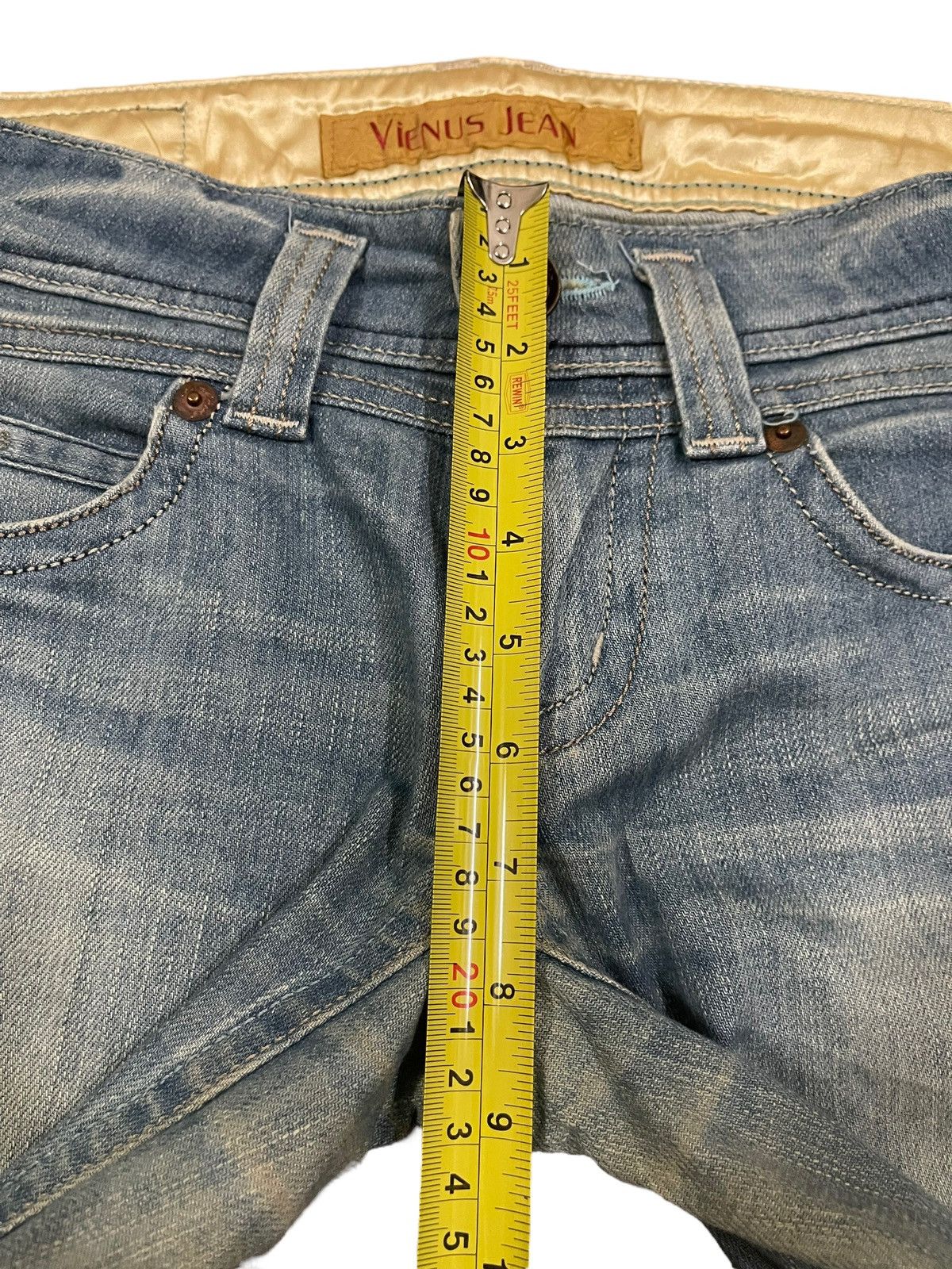 14th Addiction Vintage Japanese Brand Blue Wash Style Flare Jeans Size US 30 / EU 46 - 13 Thumbnail