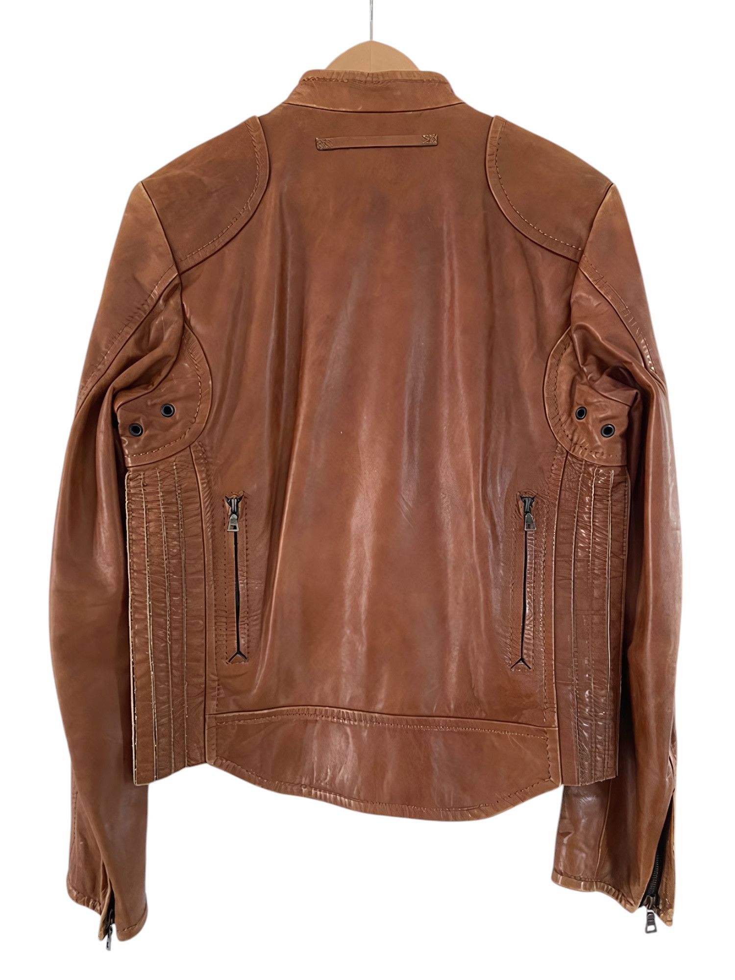 Prada LEATHER BIKER JACKET Size US M / EU 48-50 / 2 - 2 Thumbnail