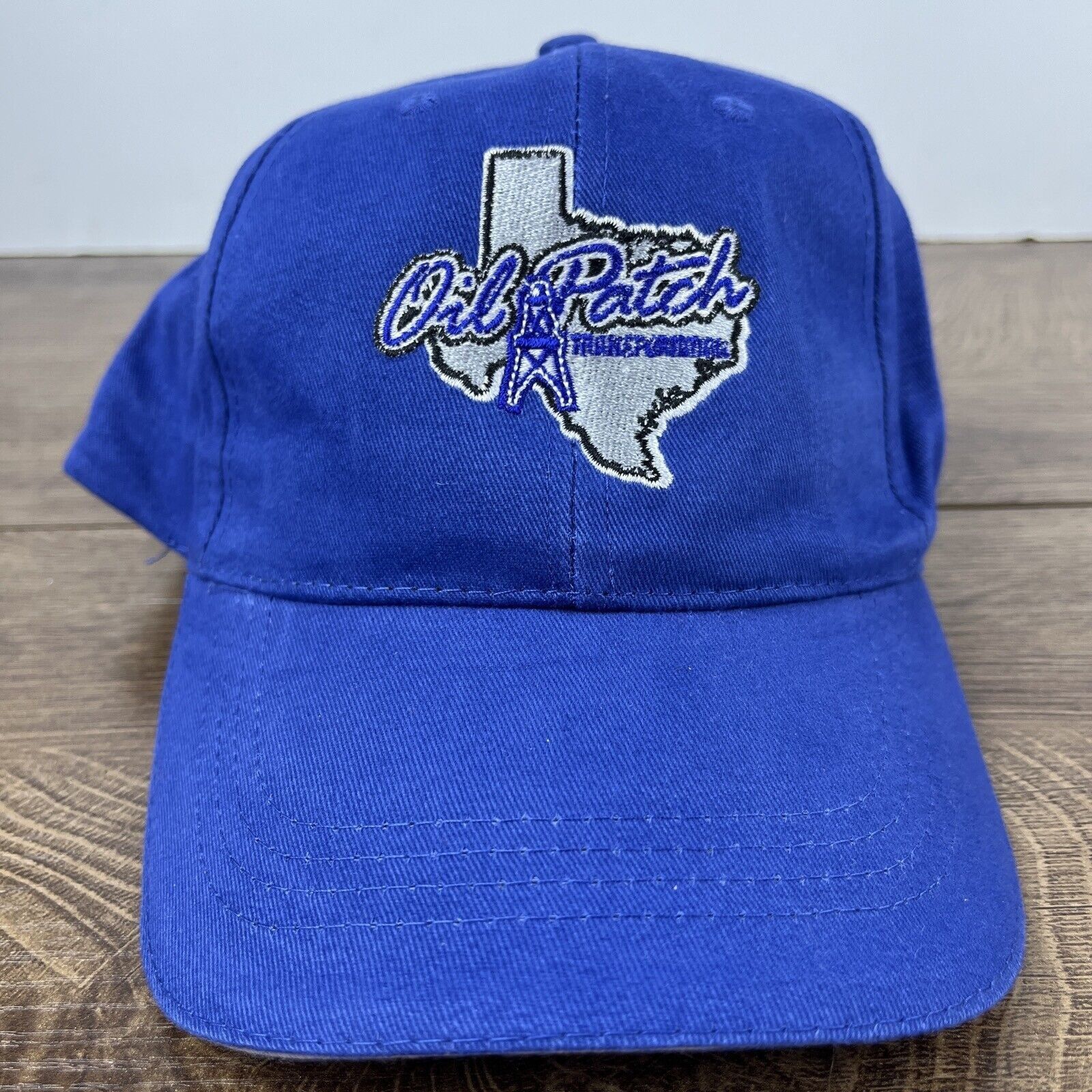 Other Texas Oil Patch Hat Oil Patch Blue Hat Adjustable Adult Size Size ONE SIZE - 2 Thumbnail
