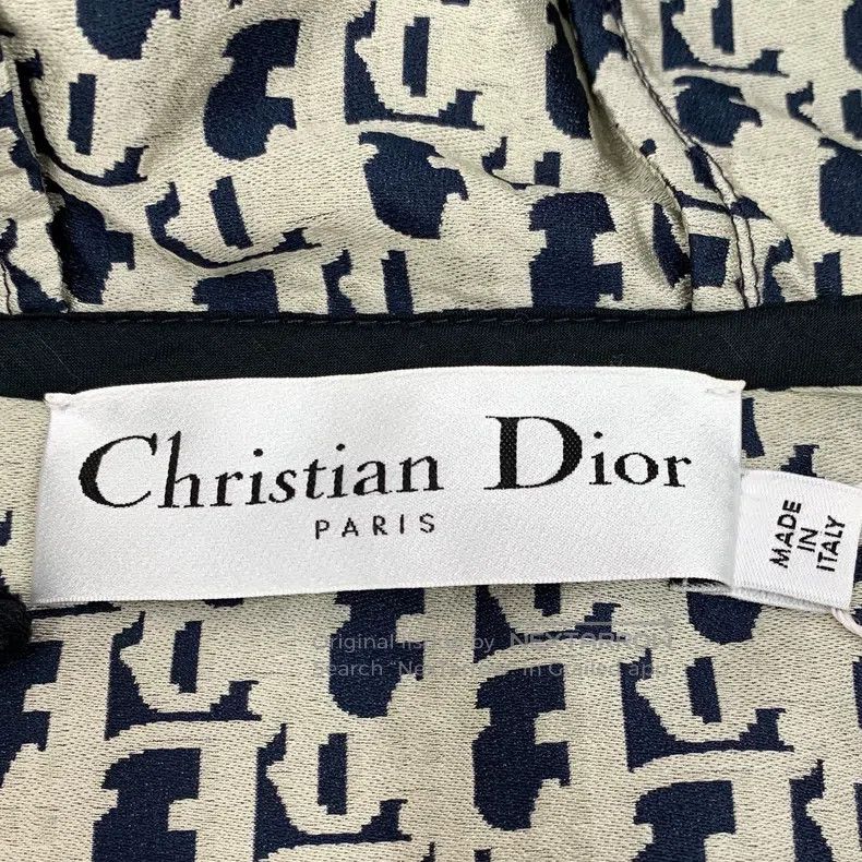 Dior Dior Colour-blocked logo jacquard full-print hooded drawst Size 25" / US 0 / IT 36 - 7 Thumbnail
