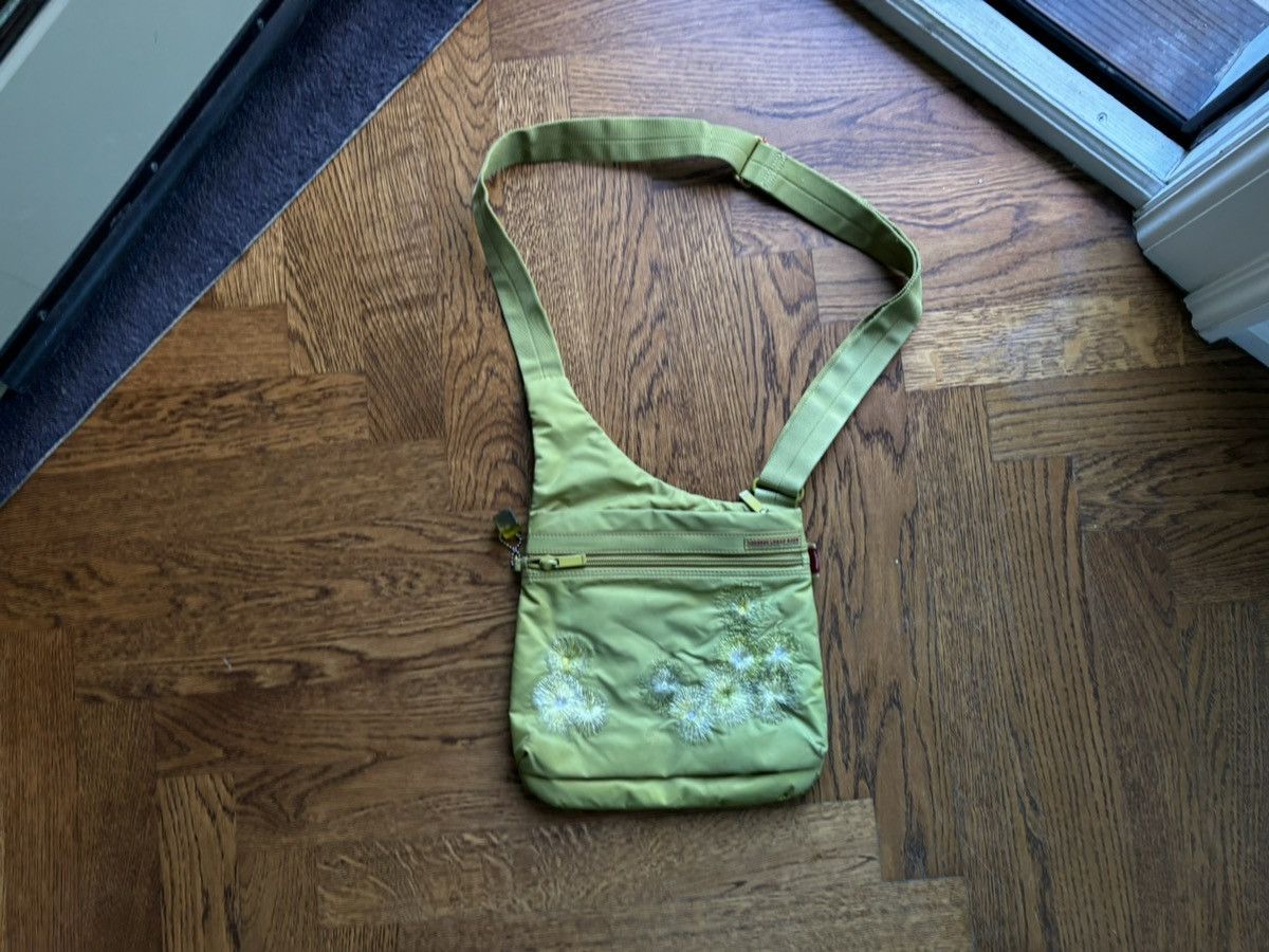 Vintage Vintage Hedgren Urban Bags Crossbody Prada Green Nylon Sling Size ONE SIZE - 13 Thumbnail